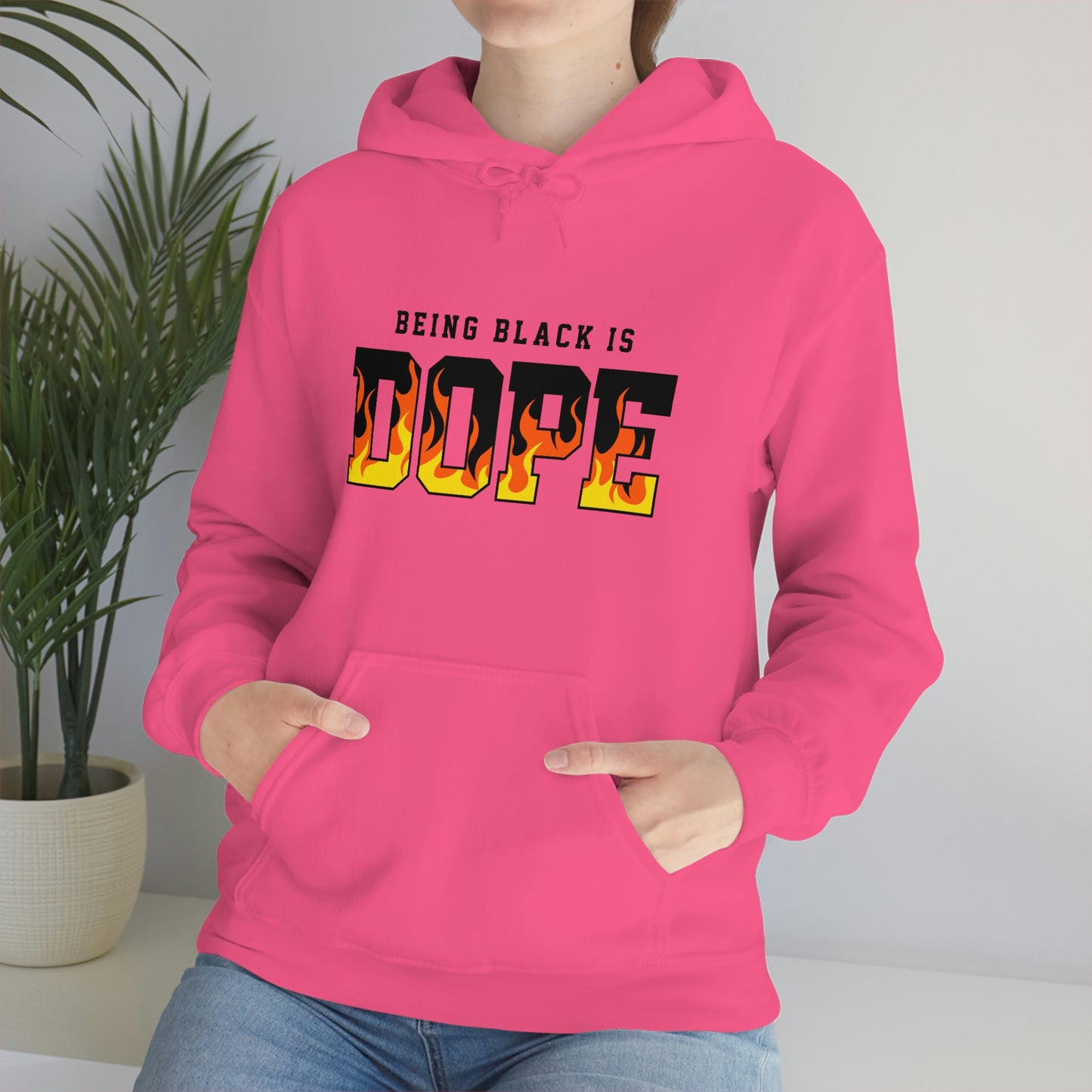 Being Black is Dope- Unisex Heavy Blend Hooded Sweatshirt