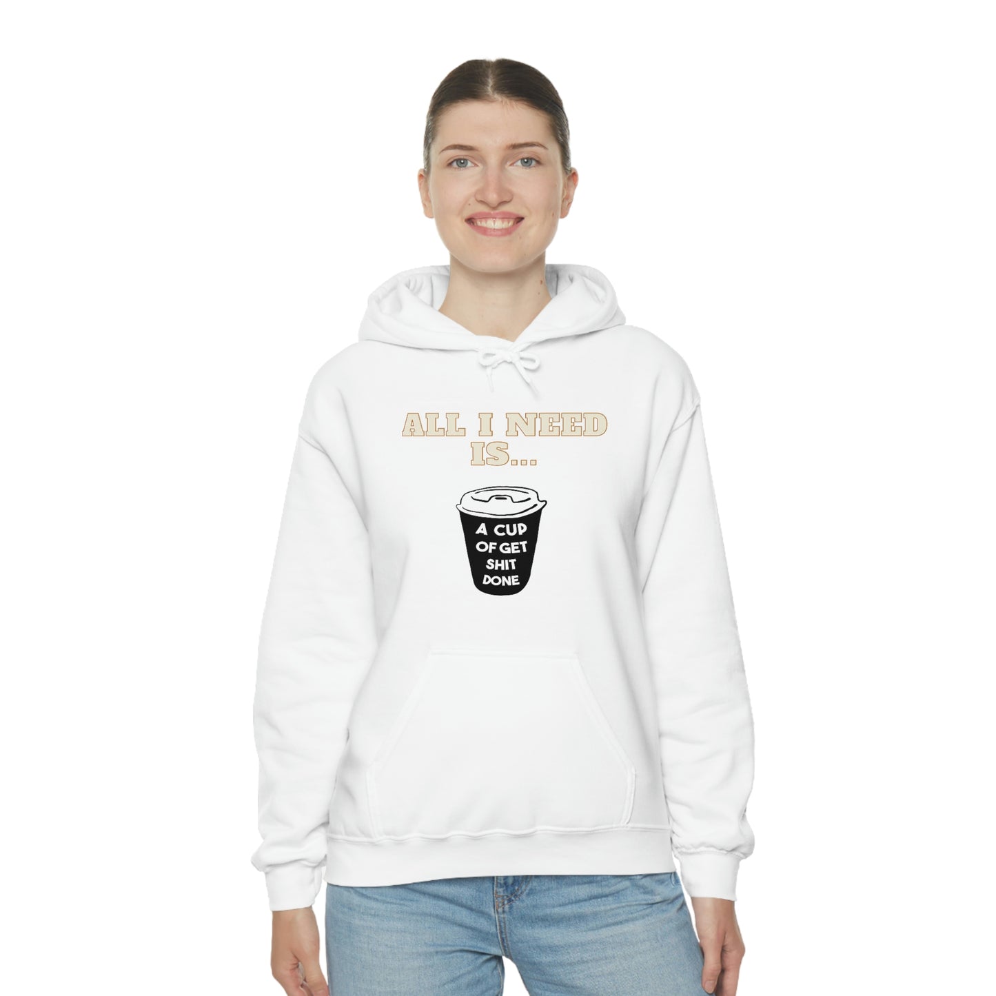 A Cup of get ... done - Unisex Heavy Blend Hooded Sweatshirt