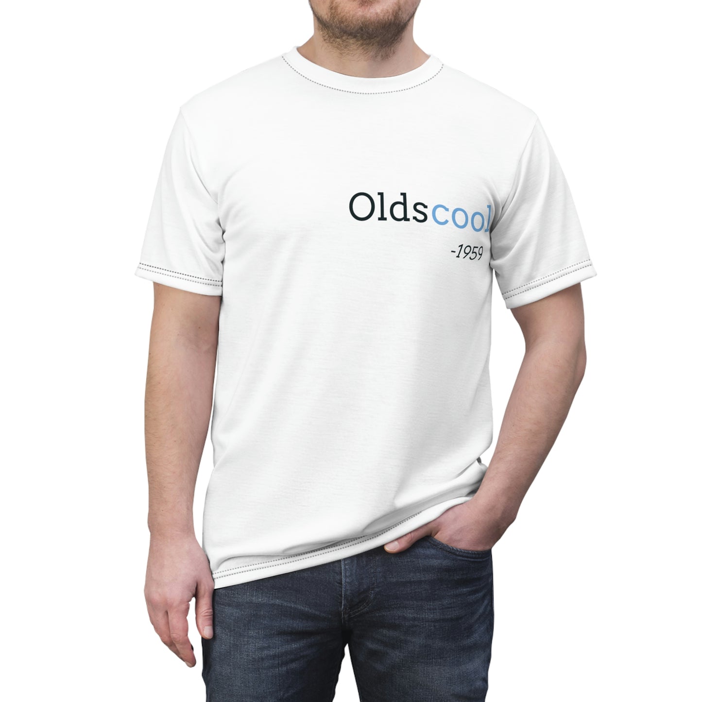 Oldscool- Unisex Cut & Sew Tee (AOP)