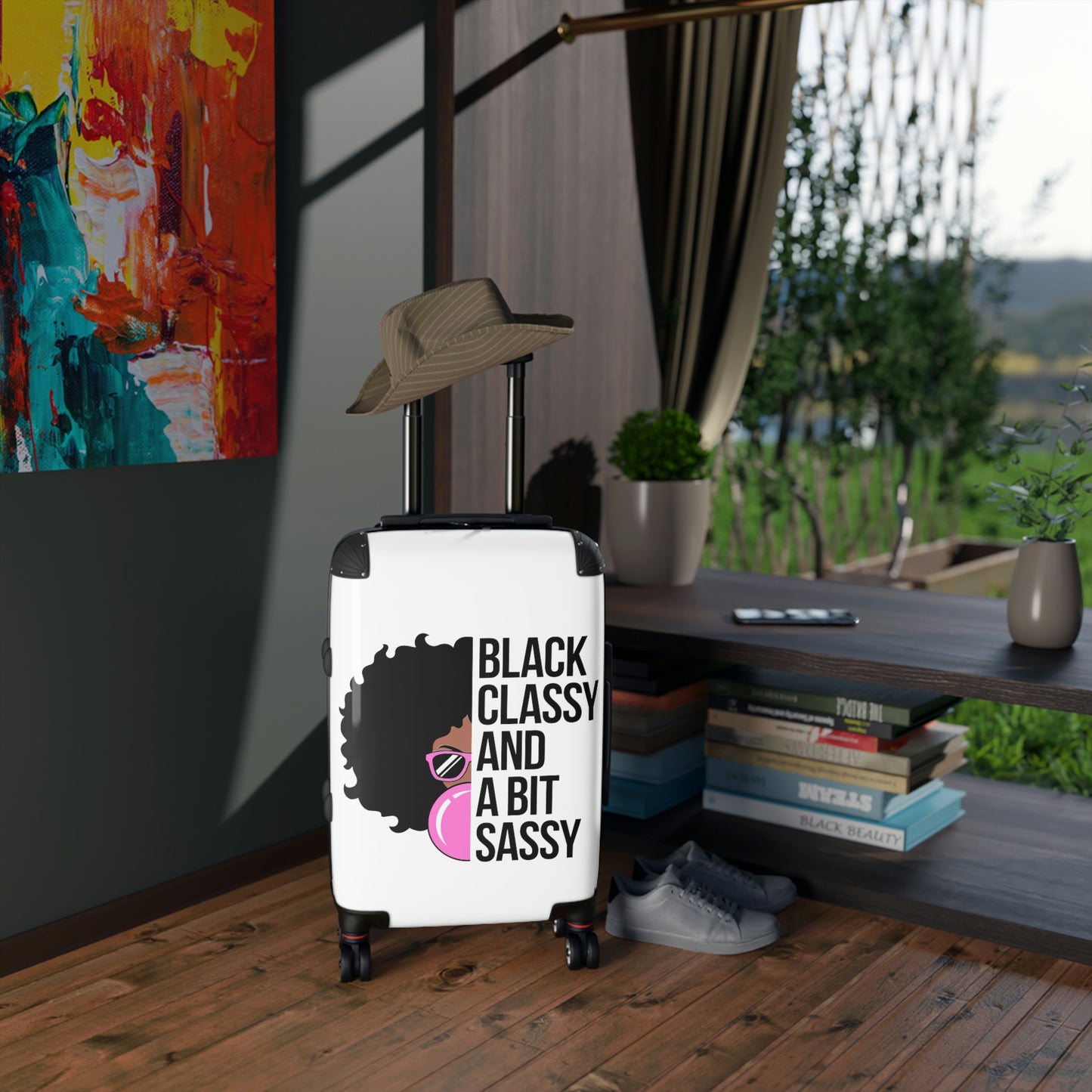 Black Classy Sassy- Suitcases