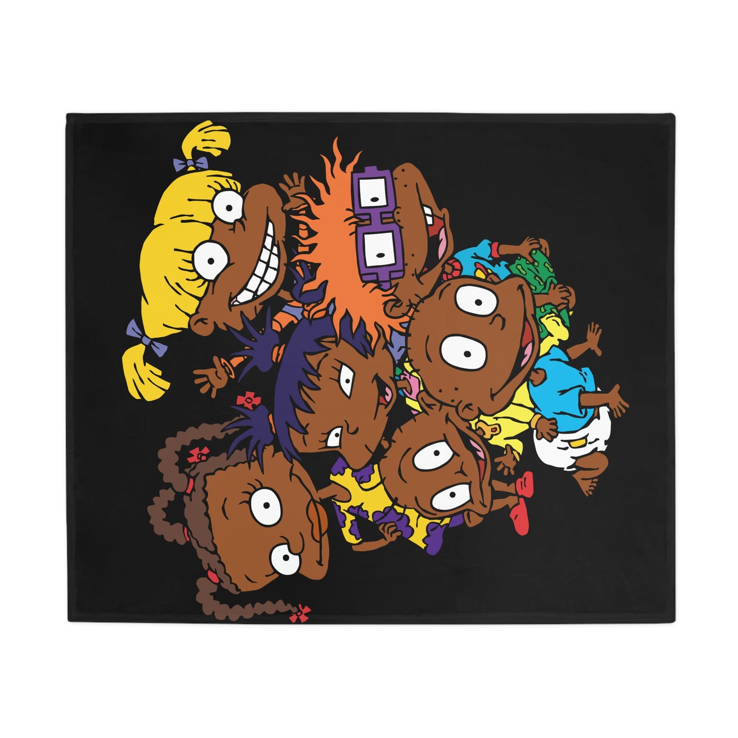 Afro Ruggrats- Plush Fleece Blanket