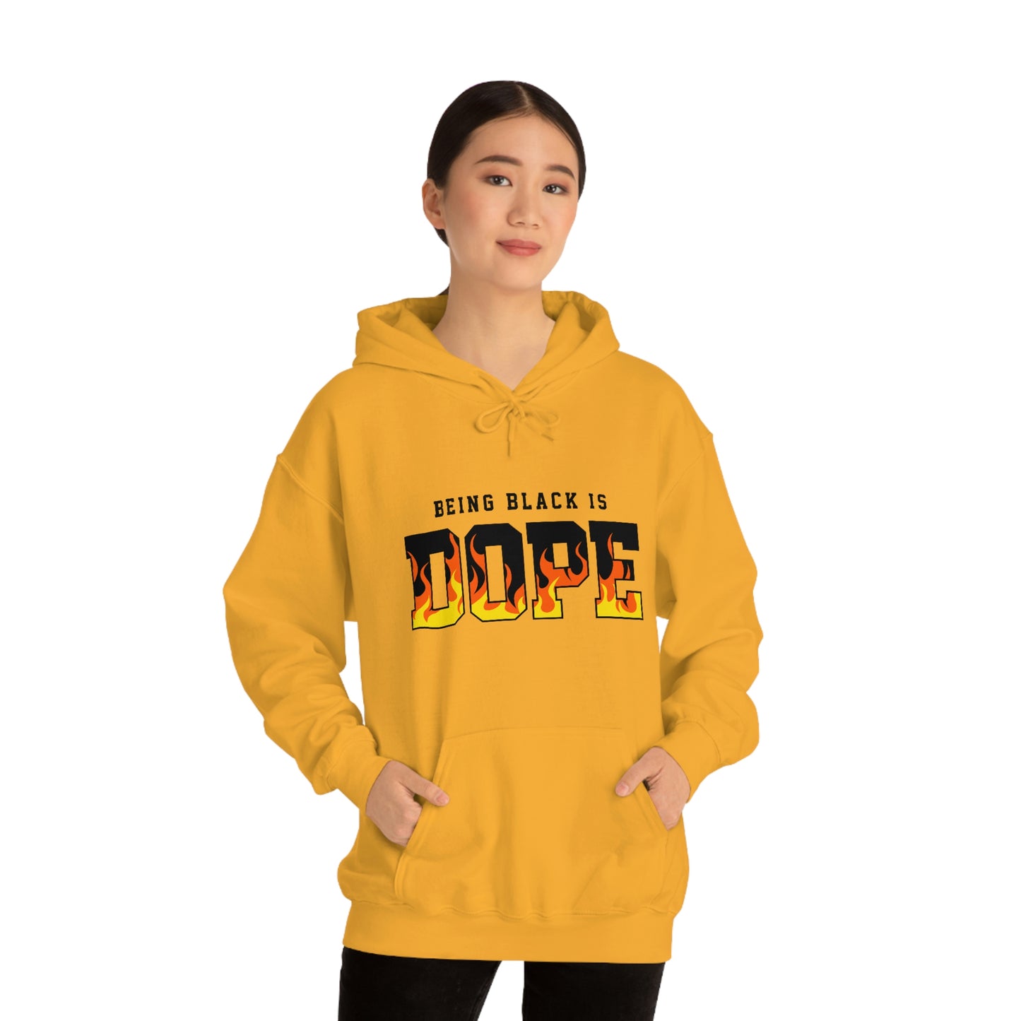 Being Black is Dope- Unisex Heavy Blend Hooded Sweatshirt