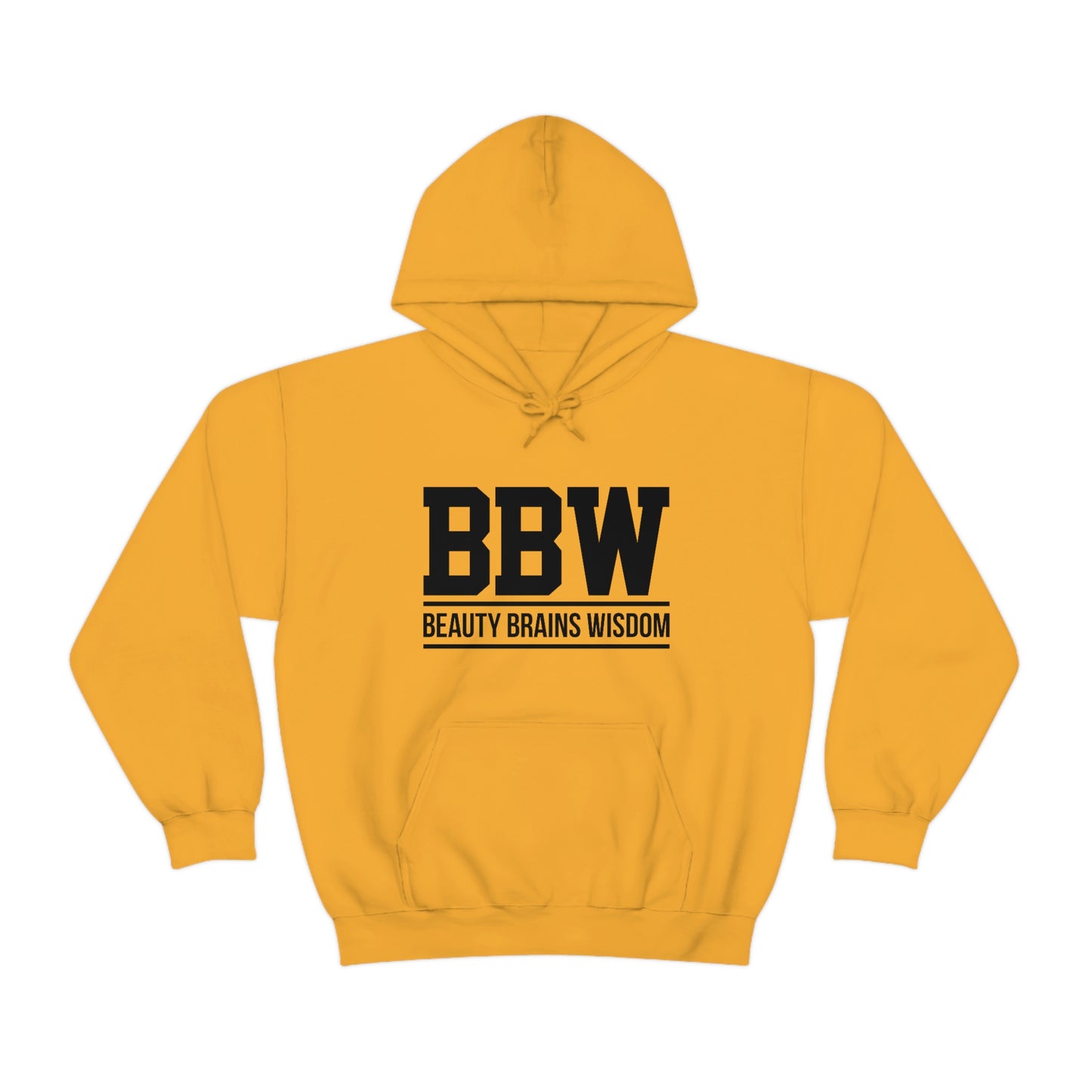 BBW- Brains Beauty Wisdom-Ladies -Heavy Blend Hooded Sweatshirt