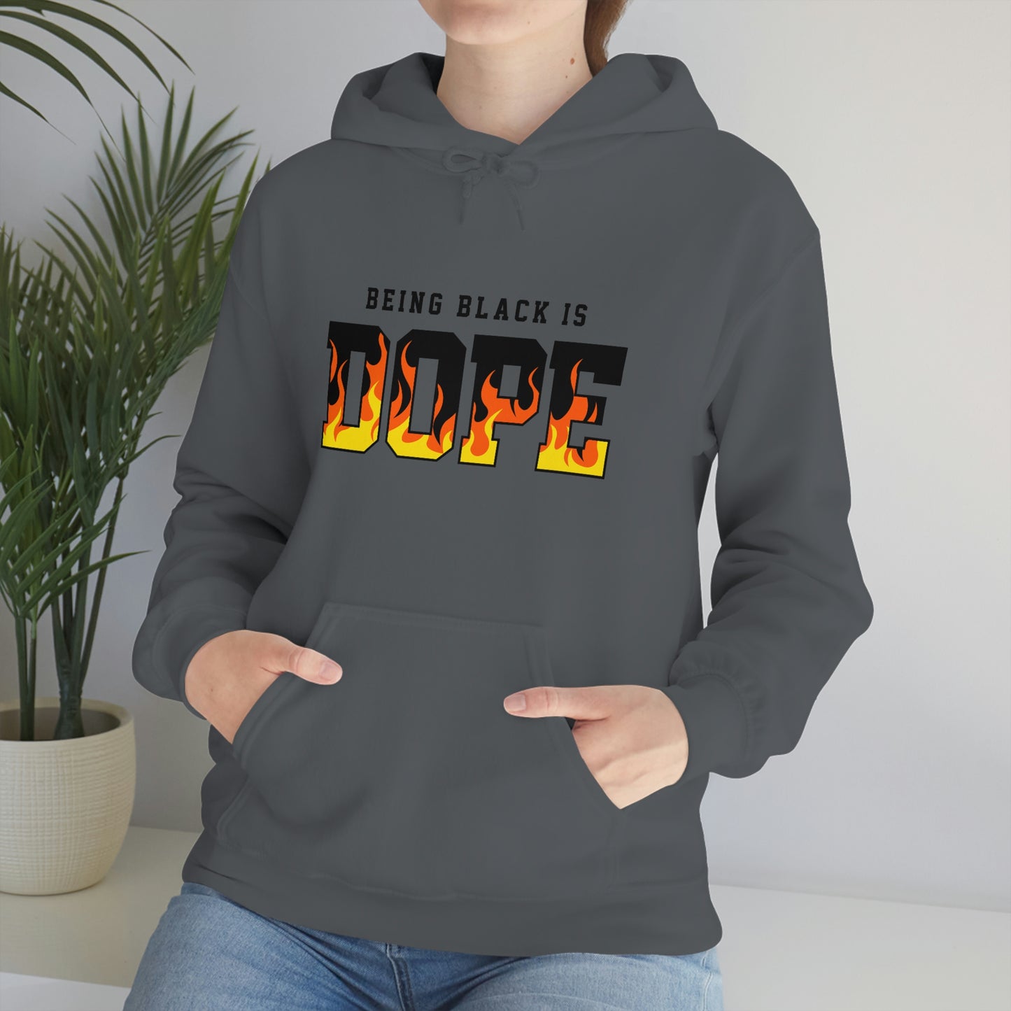 Being Black is Dope- Unisex Heavy Blend Hooded Sweatshirt