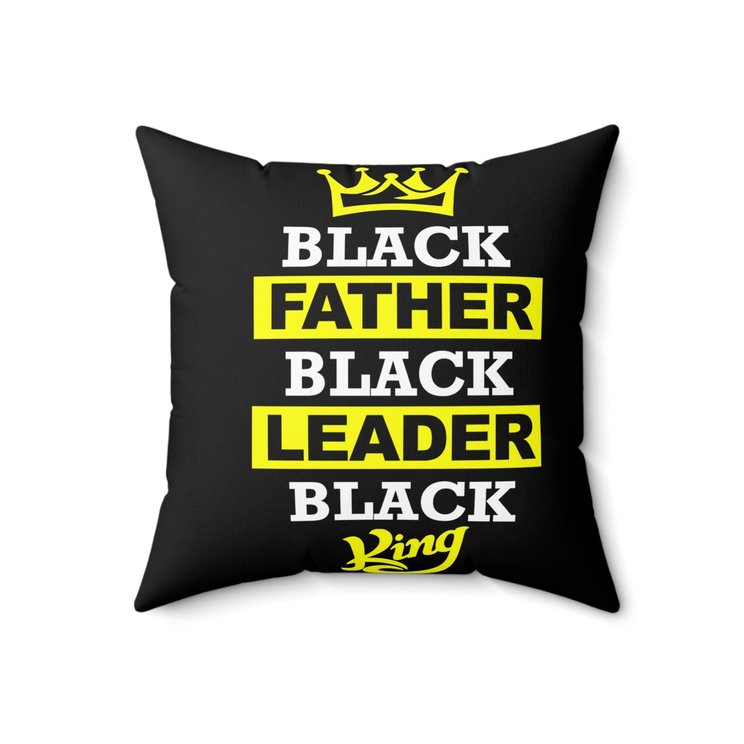 Father Leader King-Spun Polyester Square Pillow