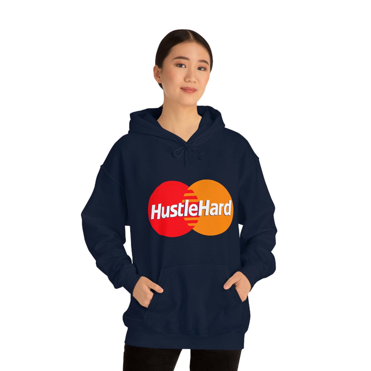 Hustle Hard- Unisex Heavy Blend Hooded Sweatshirt