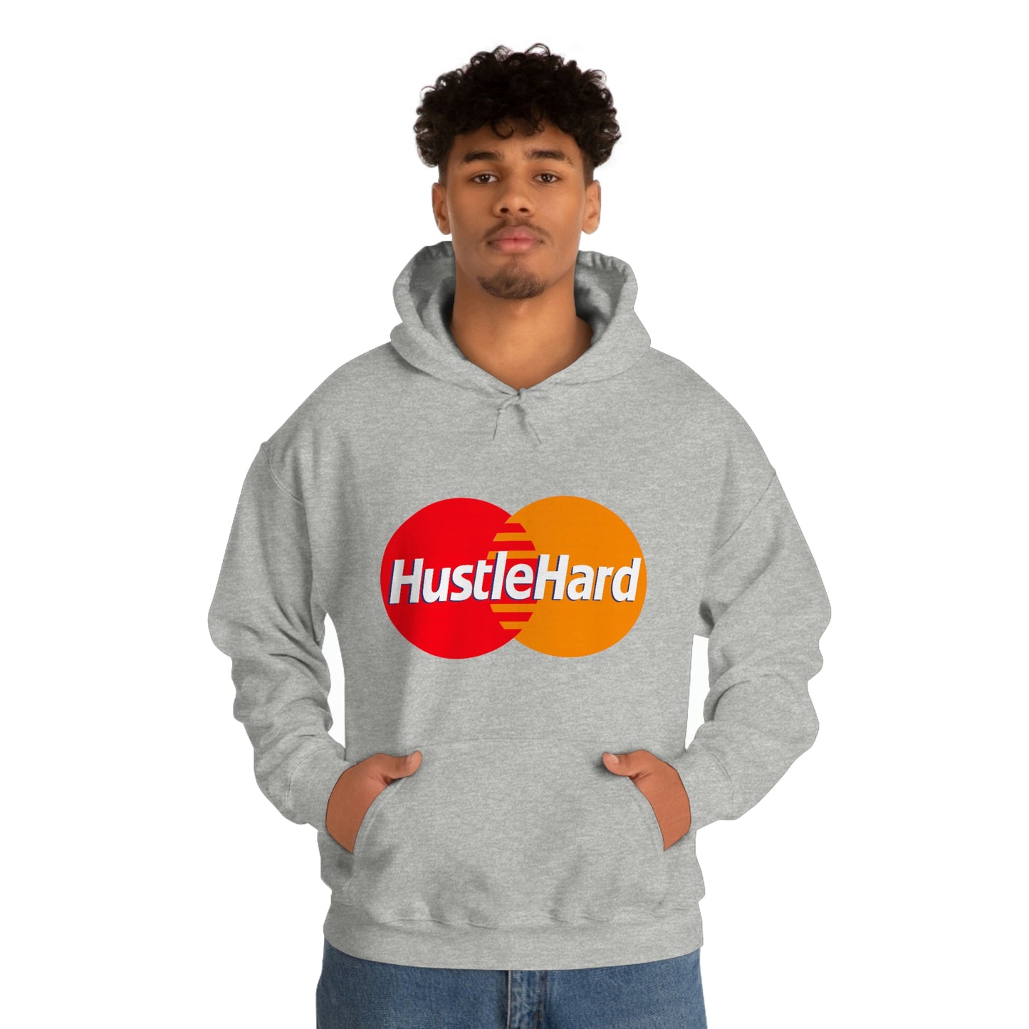 Hustle Hard- Unisex Heavy Blend Hooded Sweatshirt