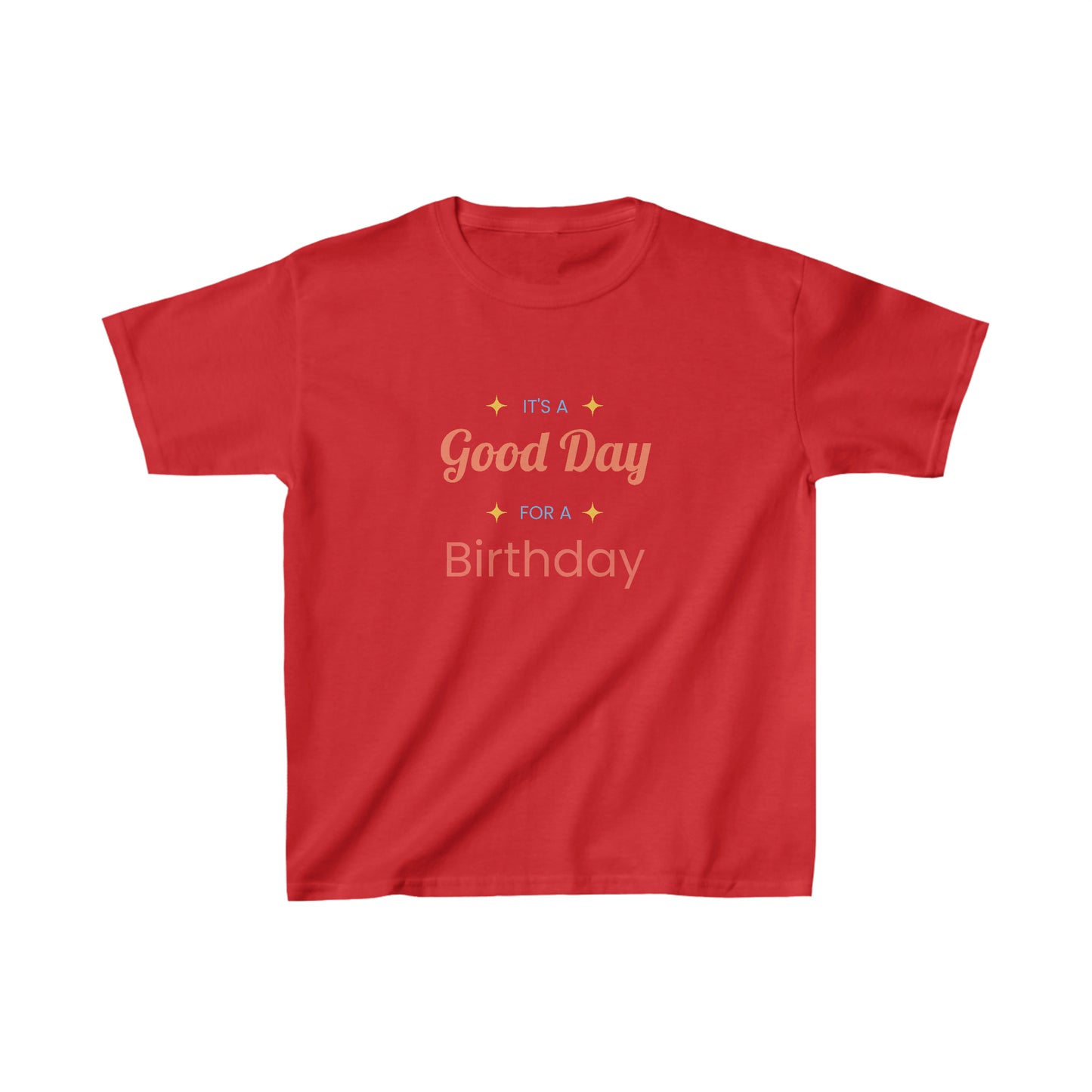 It's a good day for a birthday-Kids Heavy Cotton™ Tee