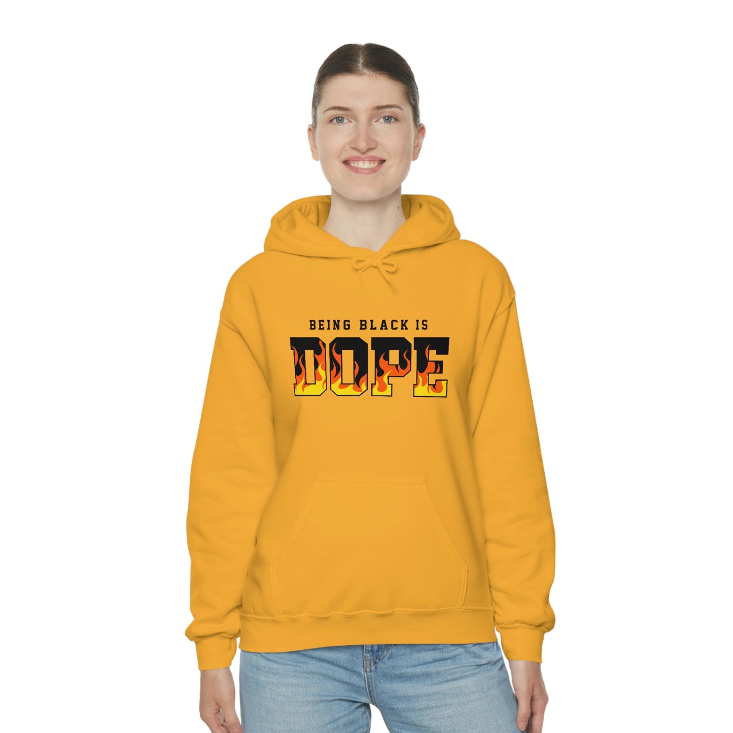 Being Black is Dope- Unisex Heavy Blend Hooded Sweatshirt