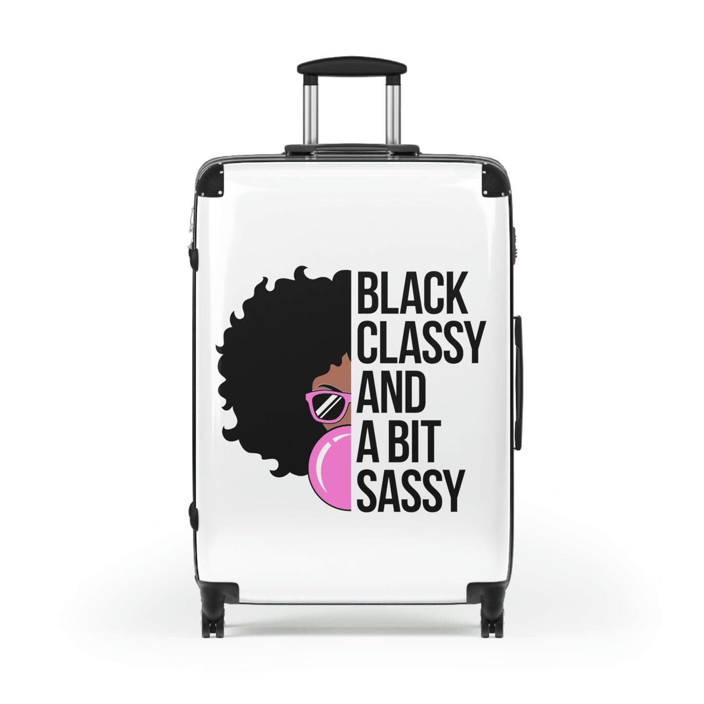 Black Classy Sassy- Suitcases