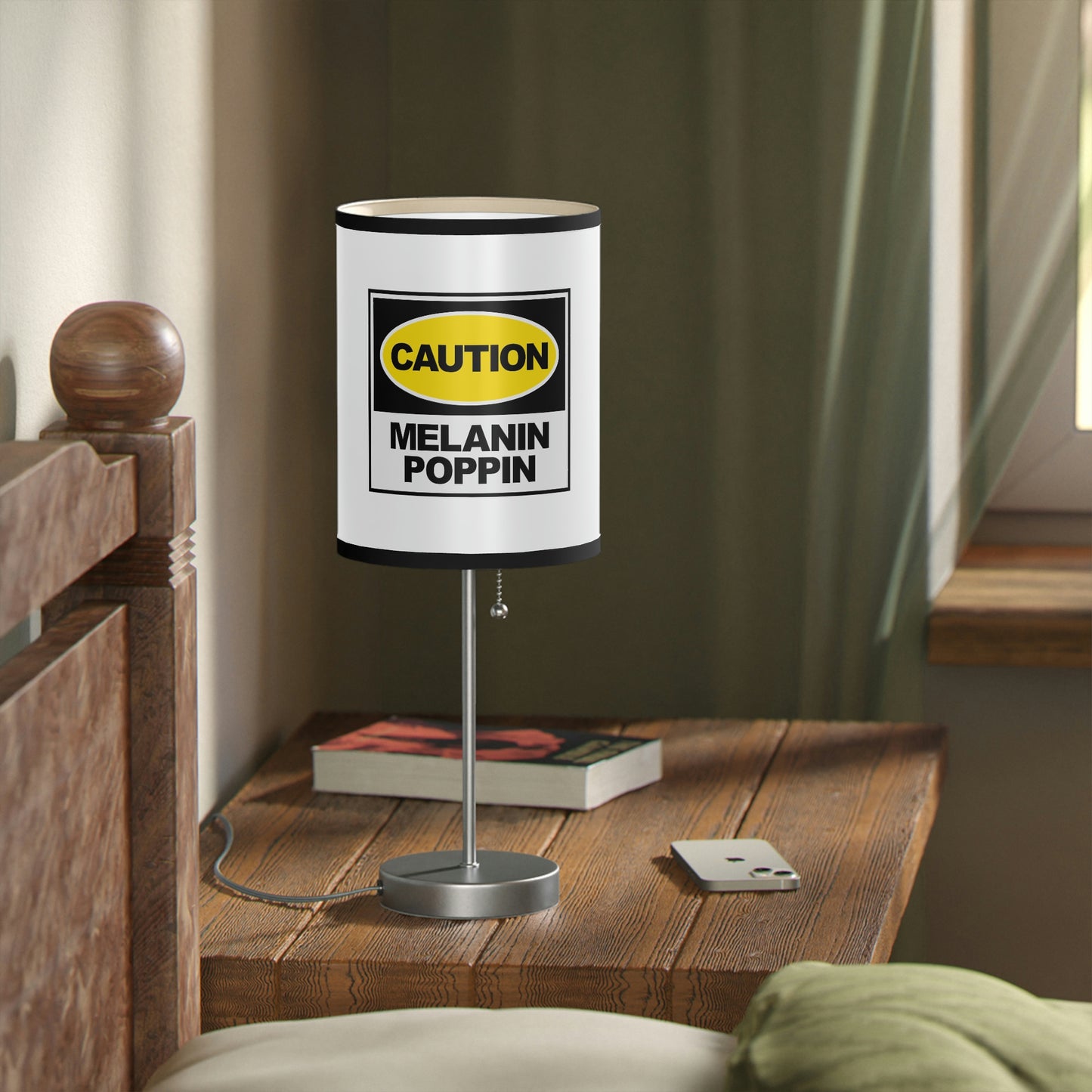 Melanin Caution-Lamp on a Stand, US|CA plug