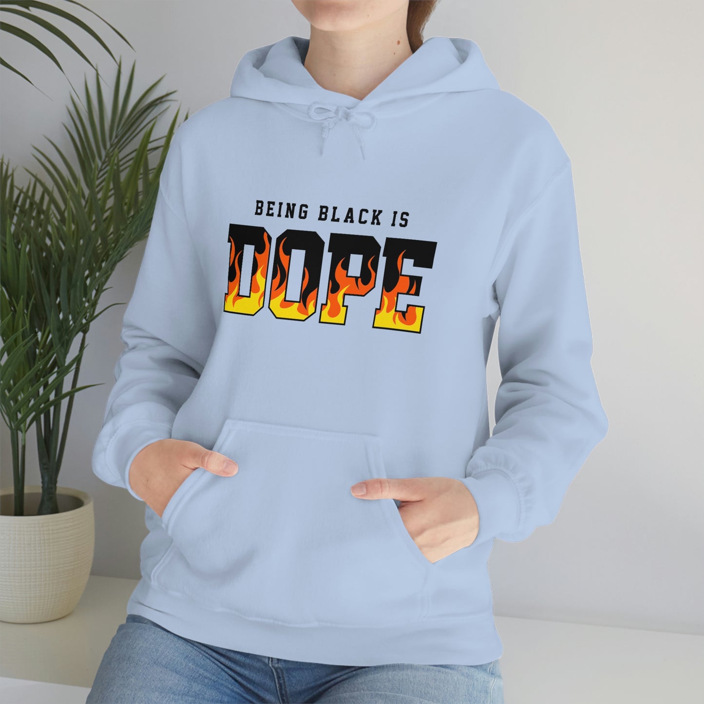 Being Black is Dope- Unisex Heavy Blend Hooded Sweatshirt