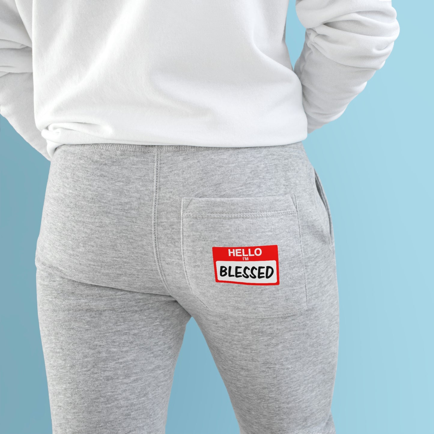 Hello I'm Blessed-Premium Fleece Joggers