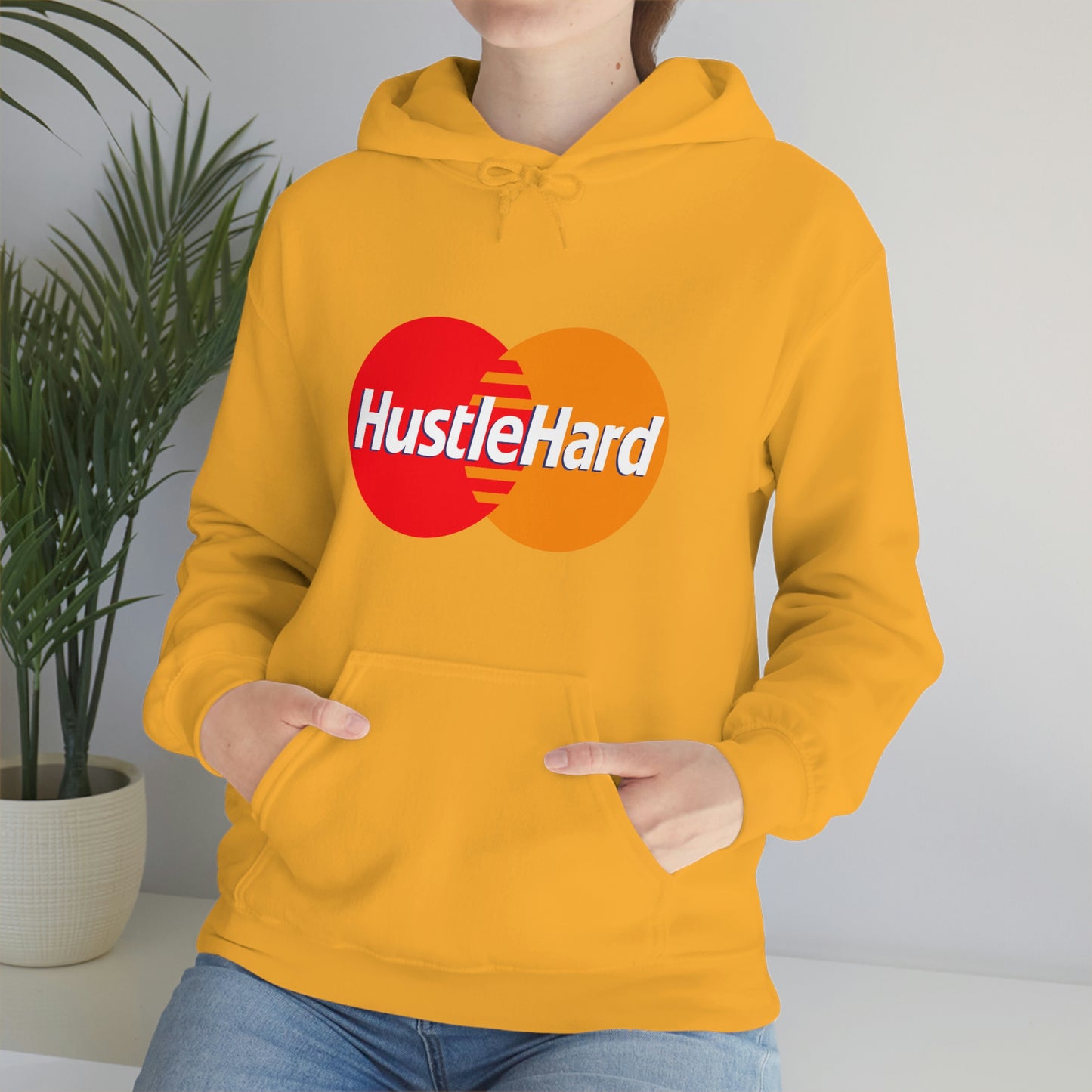 Hustle Hard- Unisex Heavy Blend Hooded Sweatshirt