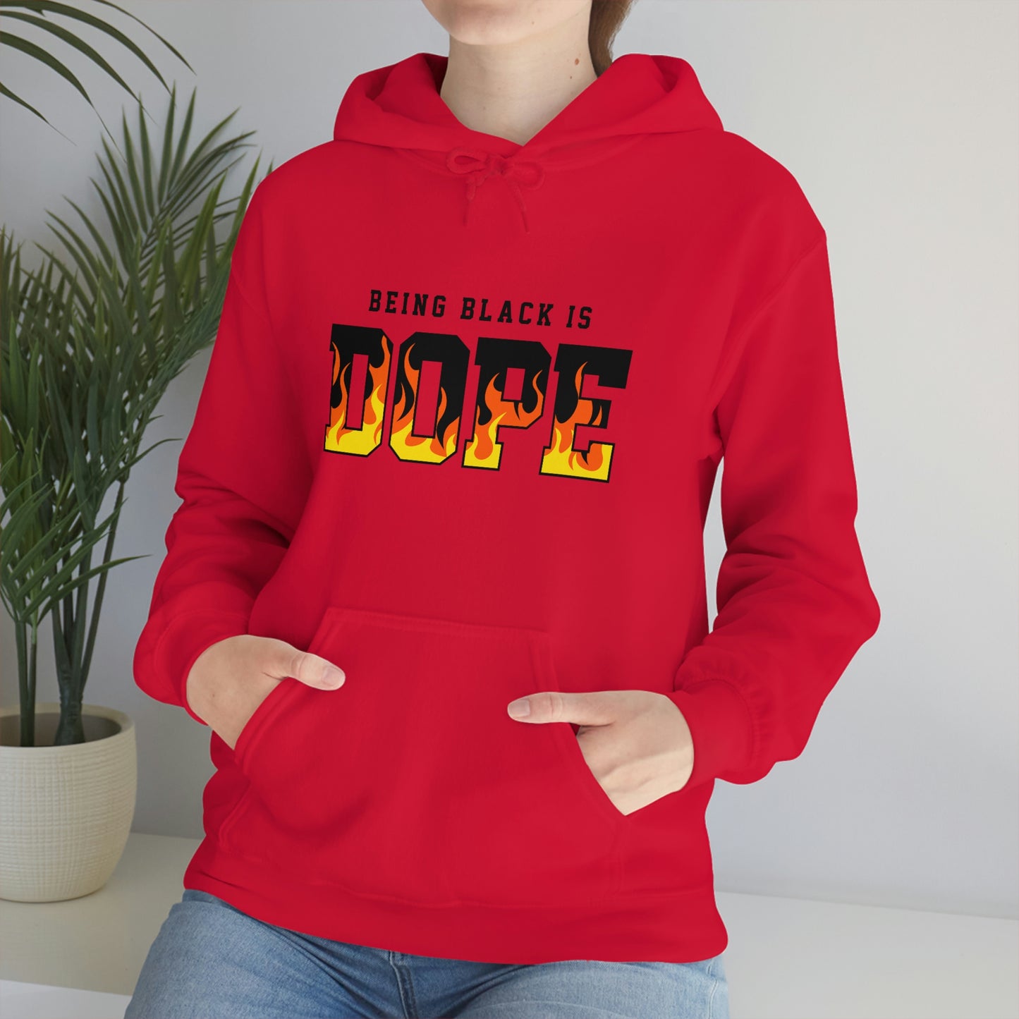 Being Black is Dope- Unisex Heavy Blend Hooded Sweatshirt