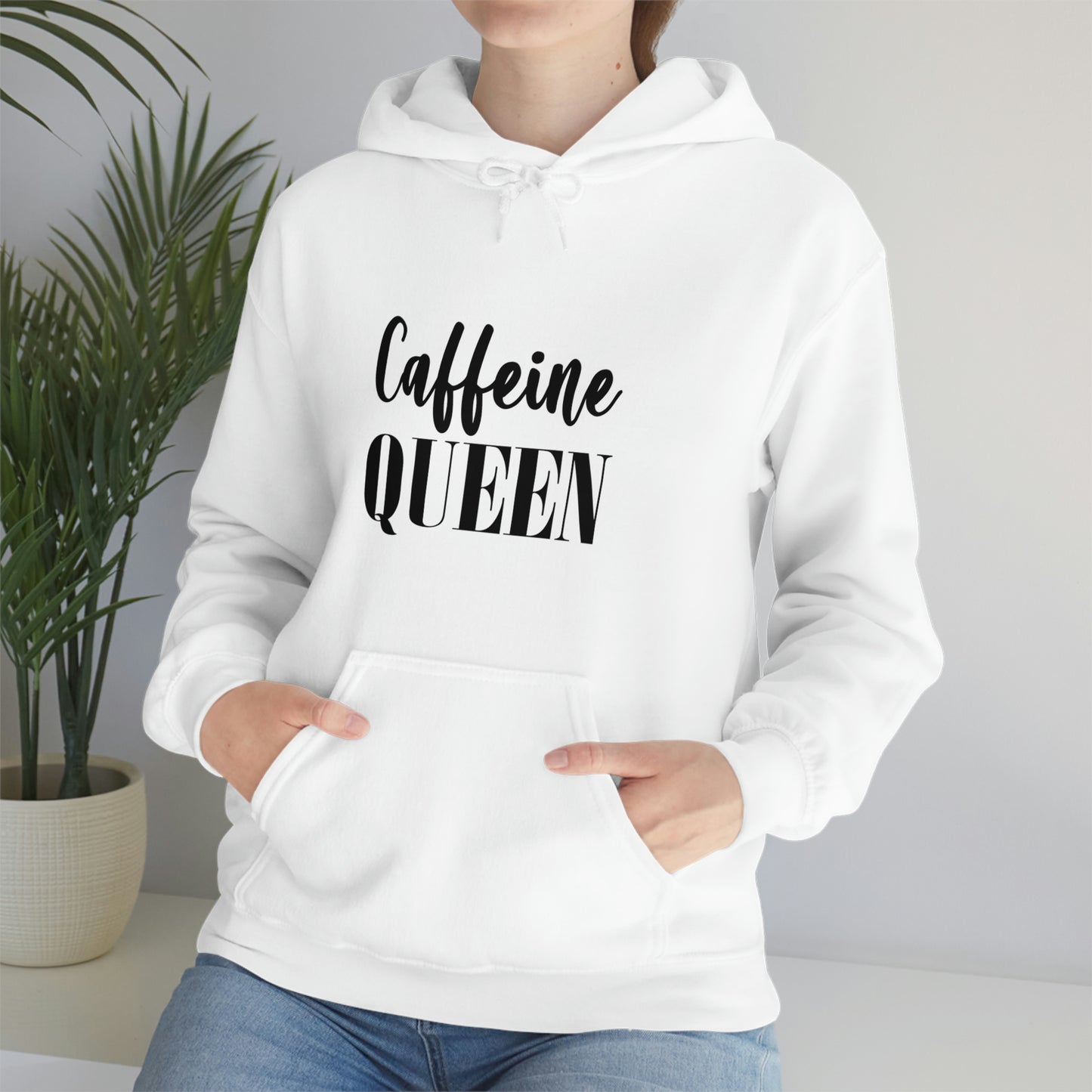 Caffeine Queen Unisex Heavy Blend Hooded Sweatshirt