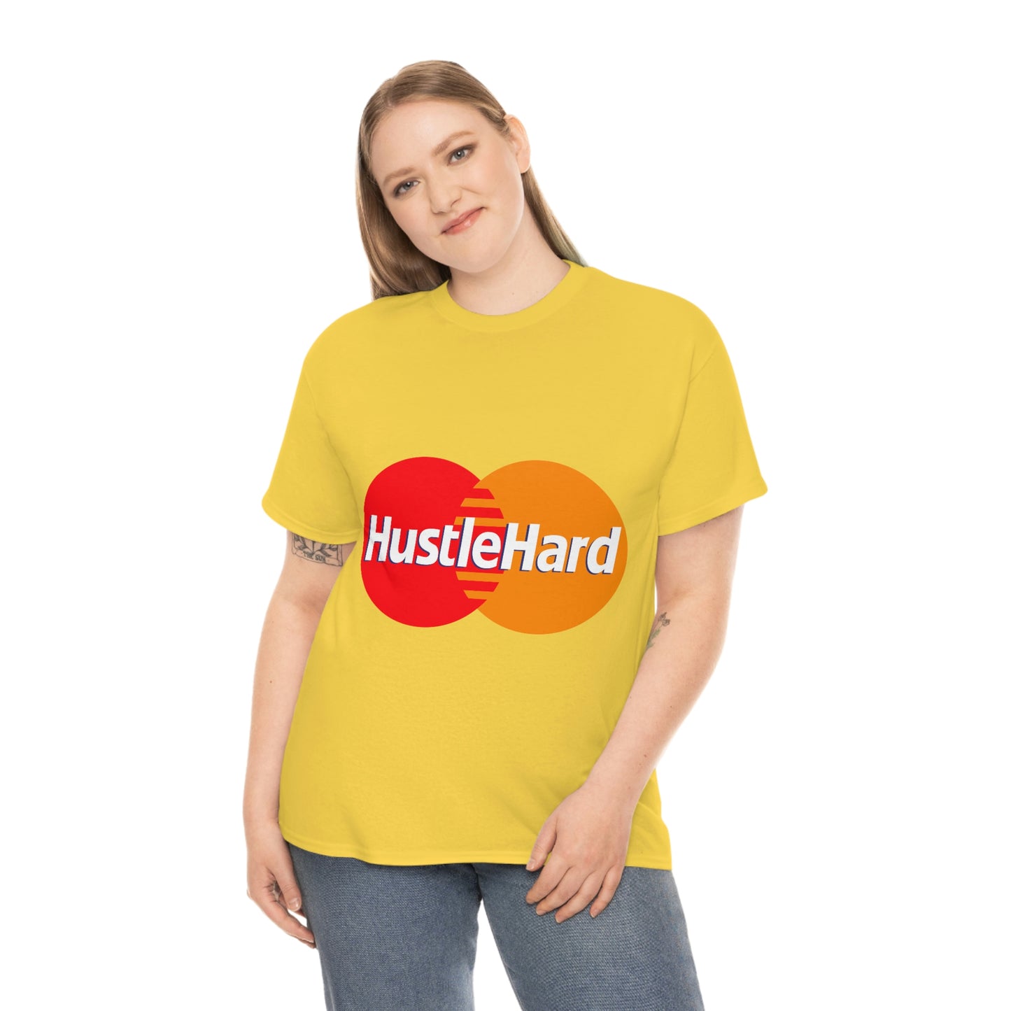 Hustle Hard -Unisex Heavy Cotton Tee