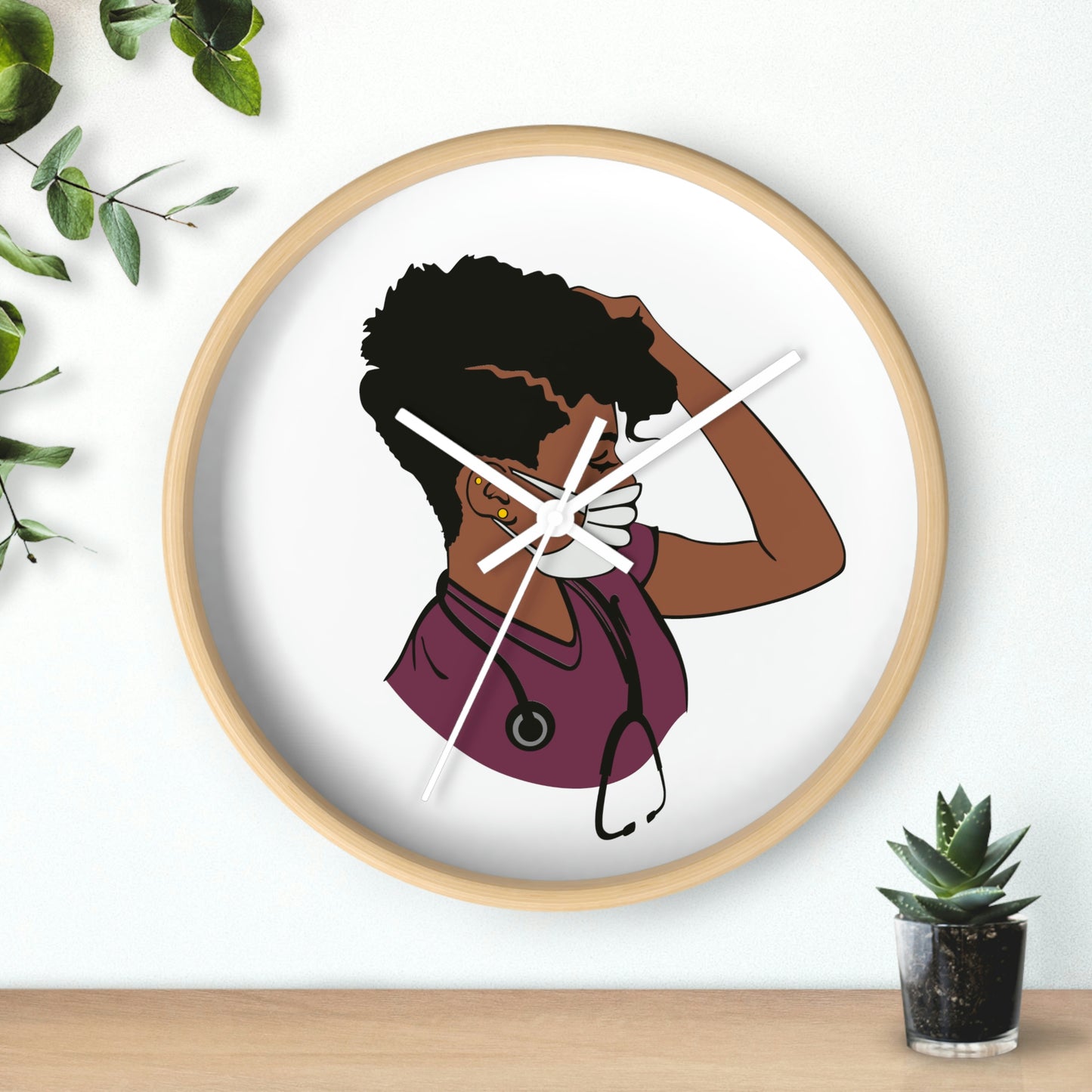 Female Doctor Wall clock