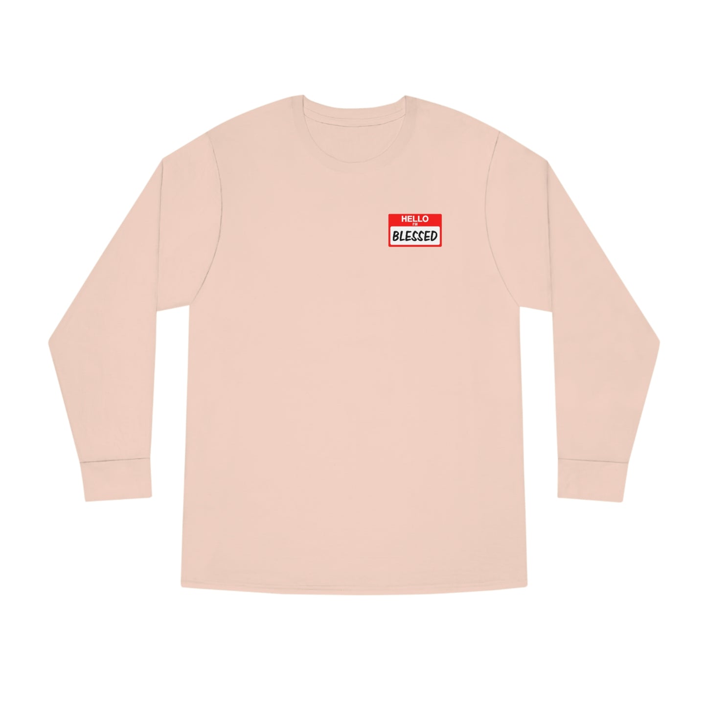 Hello I'm Blessed-Long Sleeve Crewneck Tee