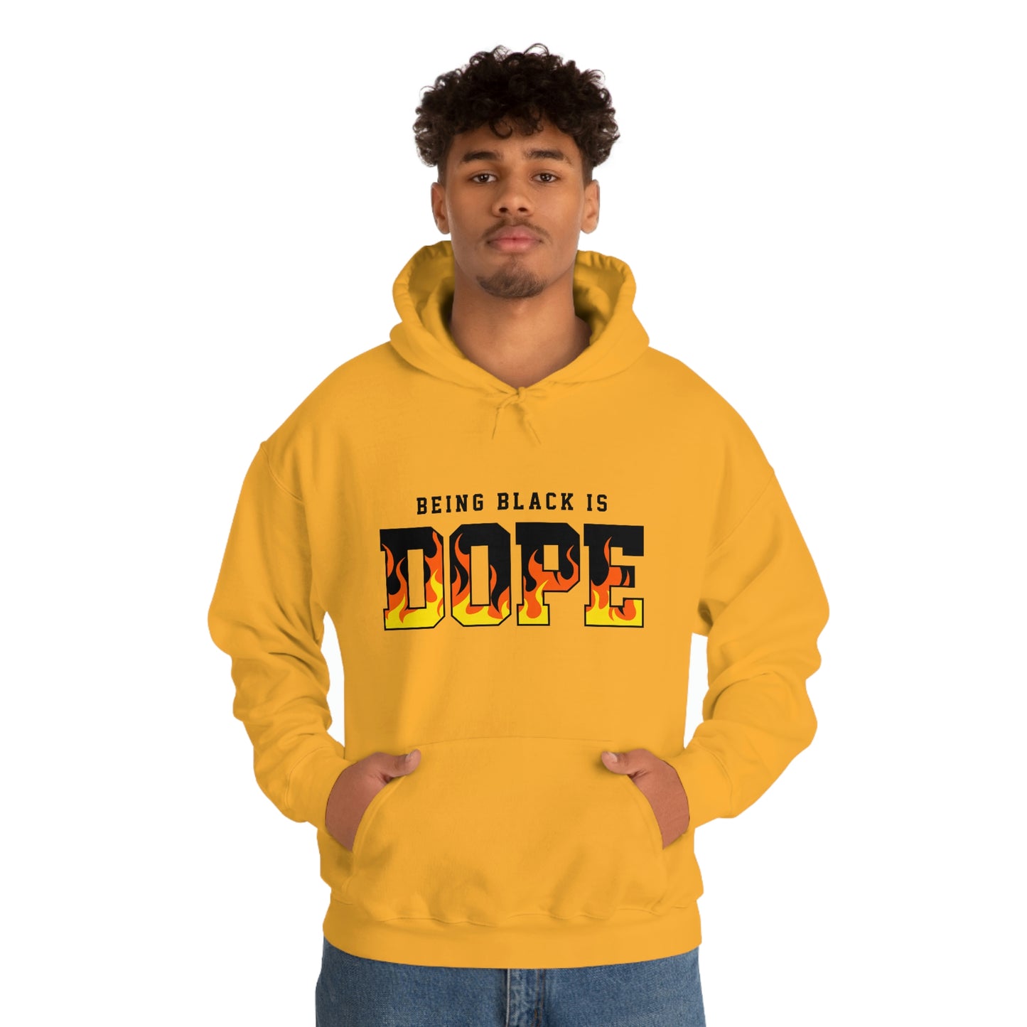 Being Black is Dope- Unisex Heavy Blend Hooded Sweatshirt