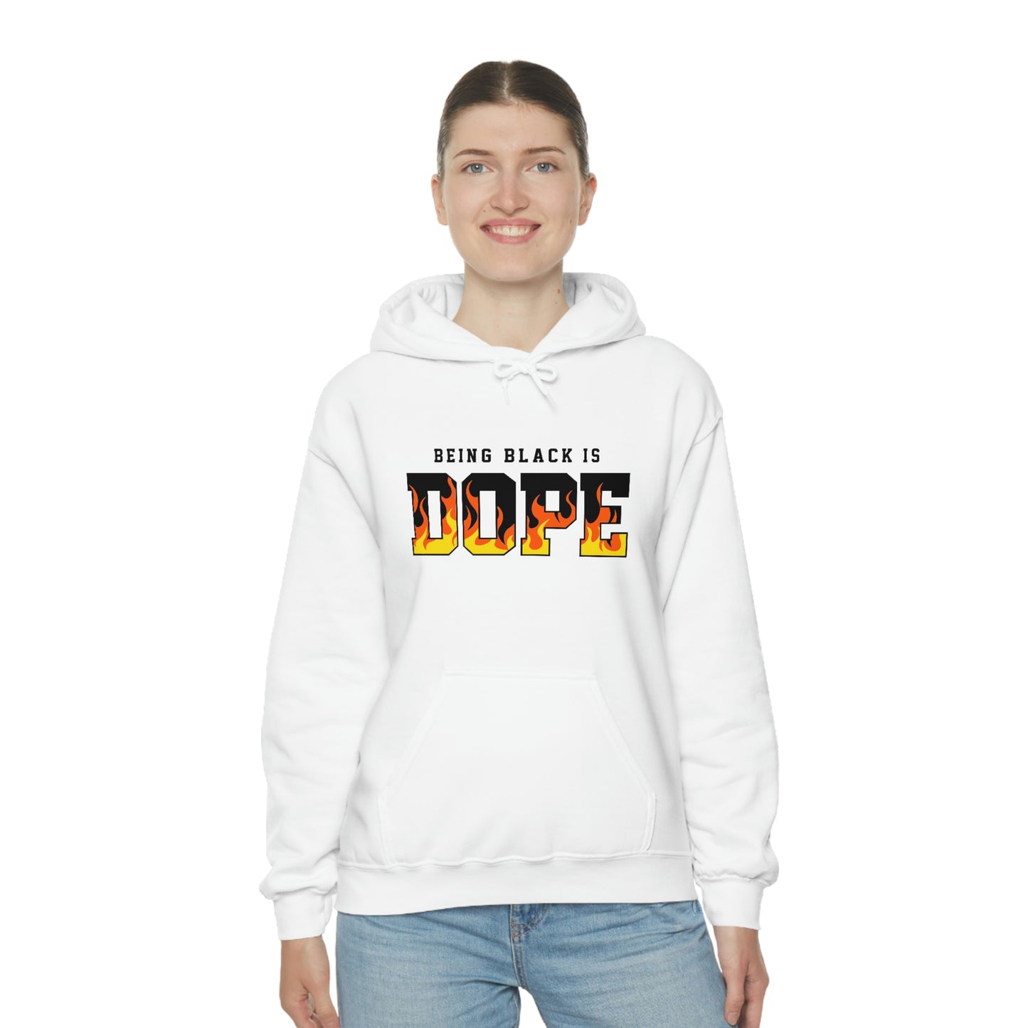 Being Black is Dope- Unisex Heavy Blend Hooded Sweatshirt