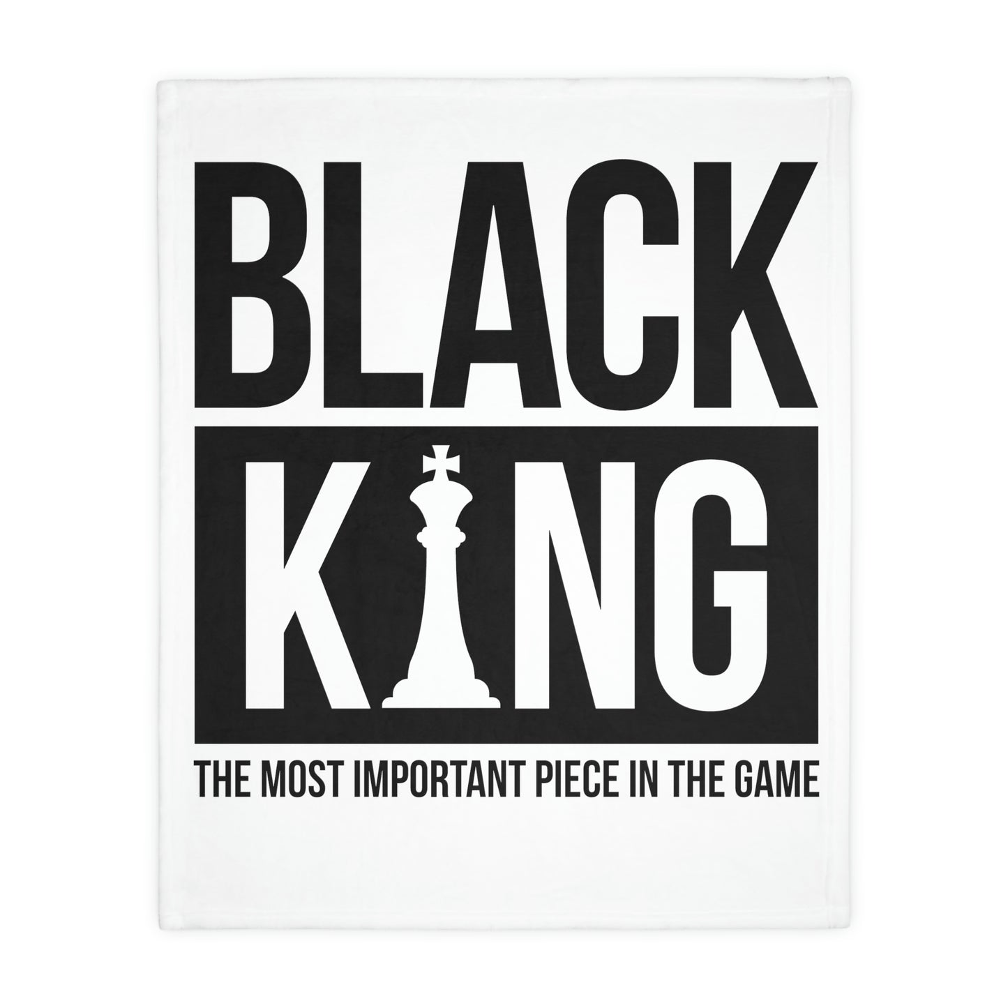 Black Kings-Velveteen Minky Blanket (Two-sided print)