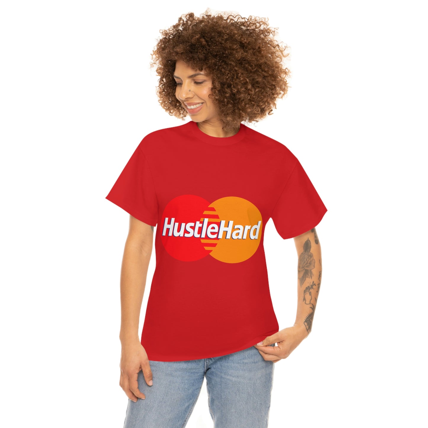 Hustle Hard -Unisex Heavy Cotton Tee