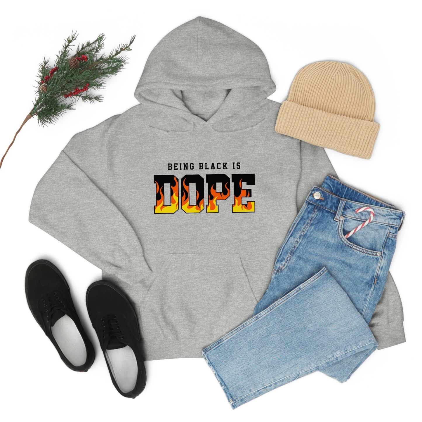 Being Black is Dope- Unisex Heavy Blend Hooded Sweatshirt