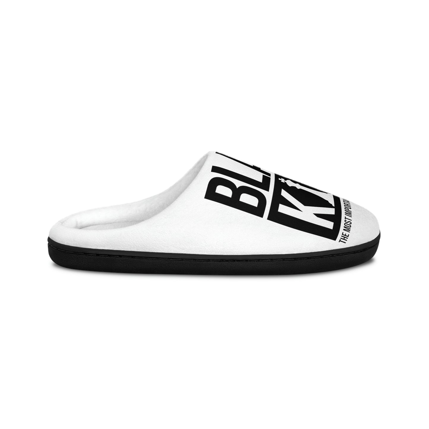 Black King - Chess-Men's Indoor Slippers