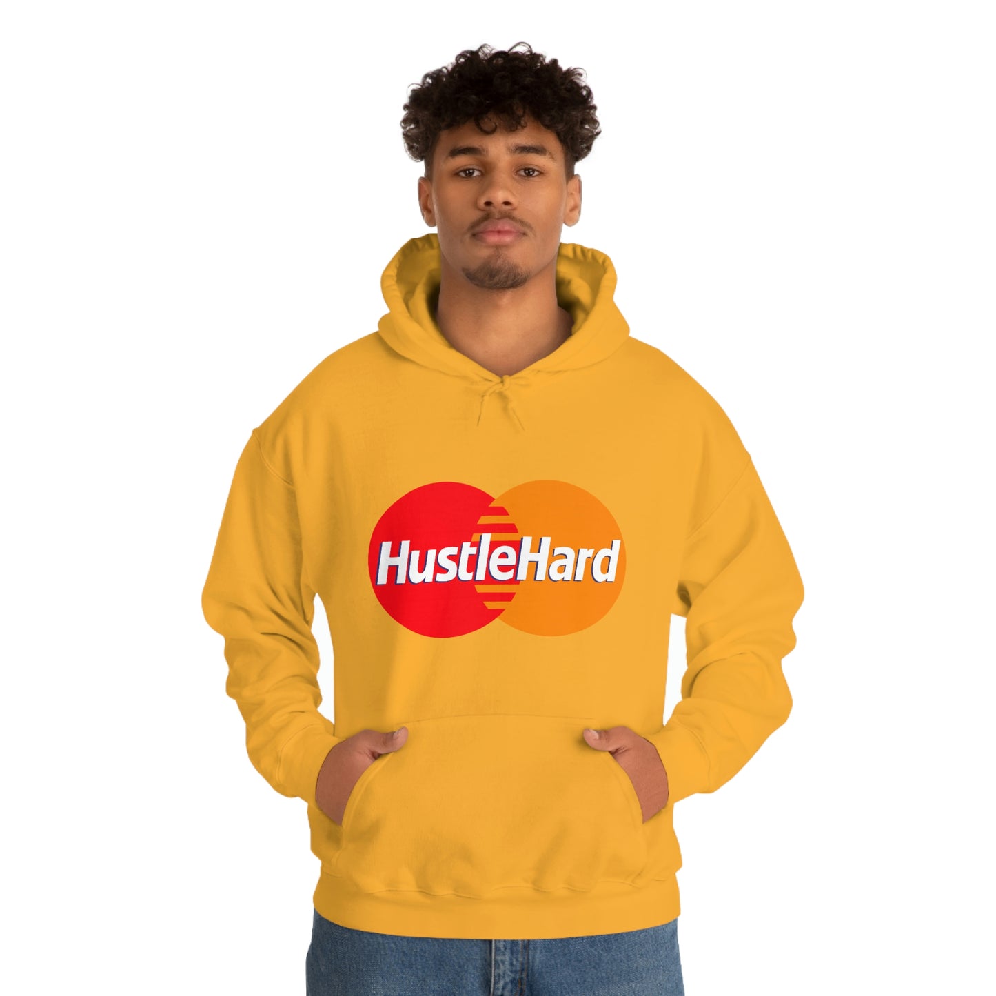 Hustle Hard- Unisex Heavy Blend Hooded Sweatshirt