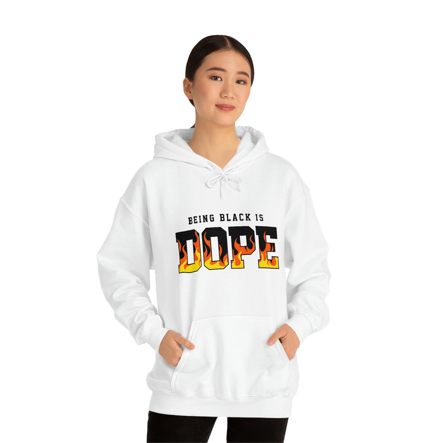 Being Black is Dope- Unisex Heavy Blend Hooded Sweatshirt