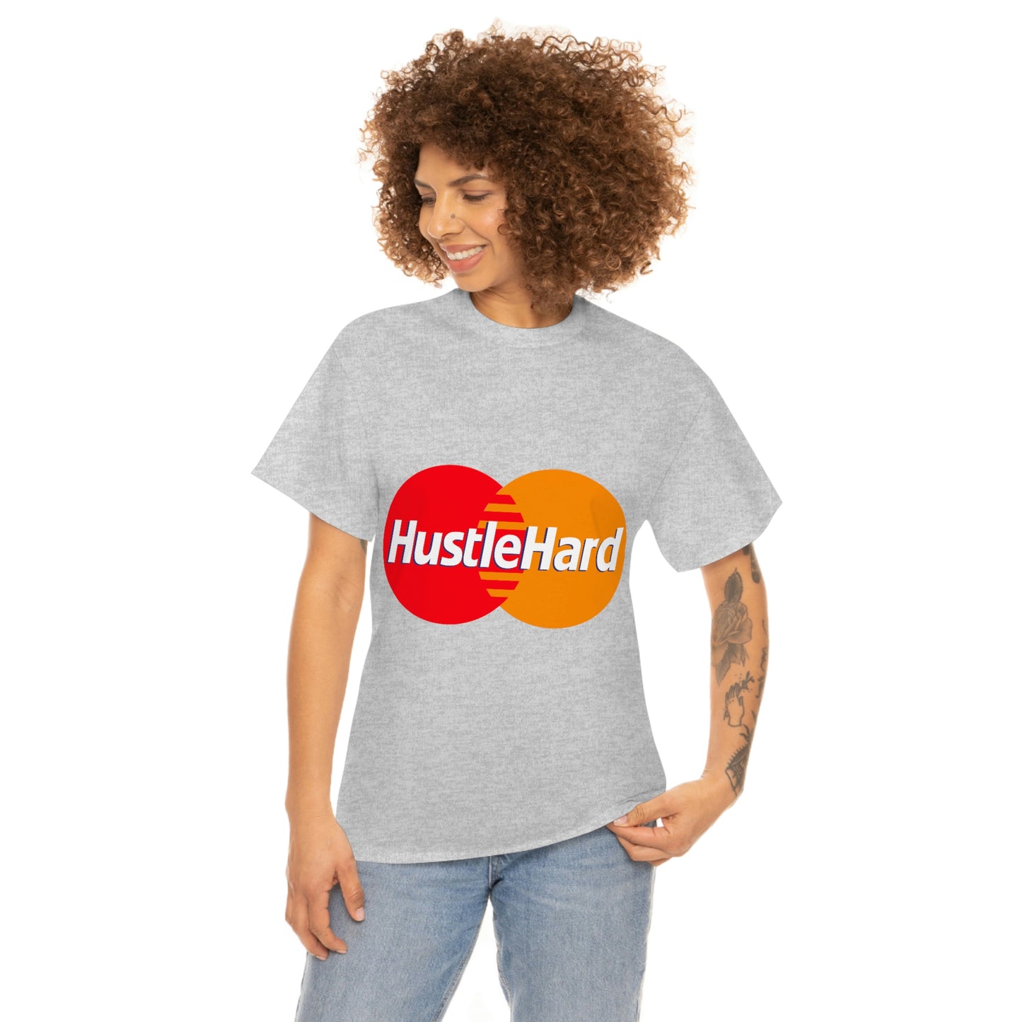 Hustle Hard -Unisex Heavy Cotton Tee