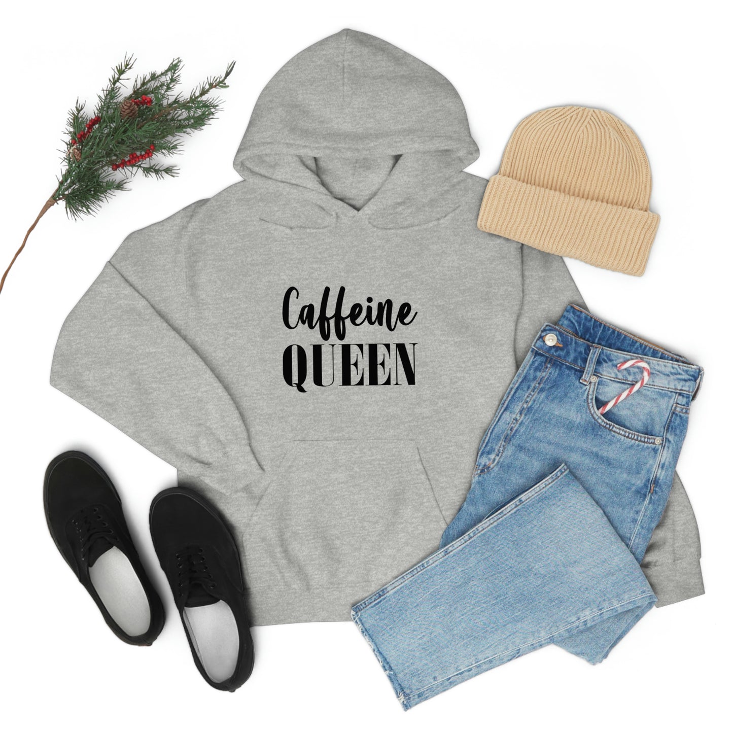 Caffeine Queen Unisex Heavy Blend Hooded Sweatshirt