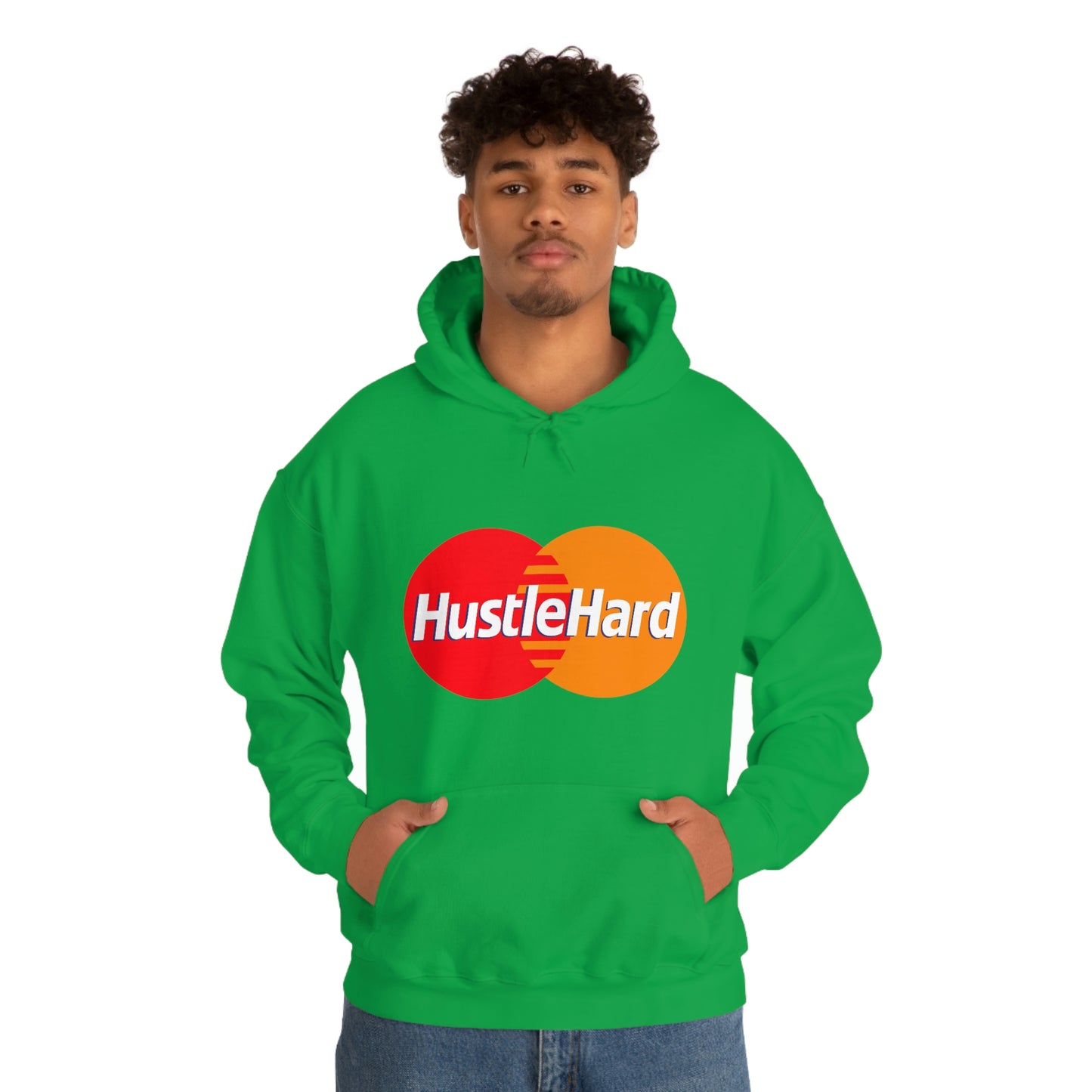 Hustle Hard- Unisex Heavy Blend Hooded Sweatshirt