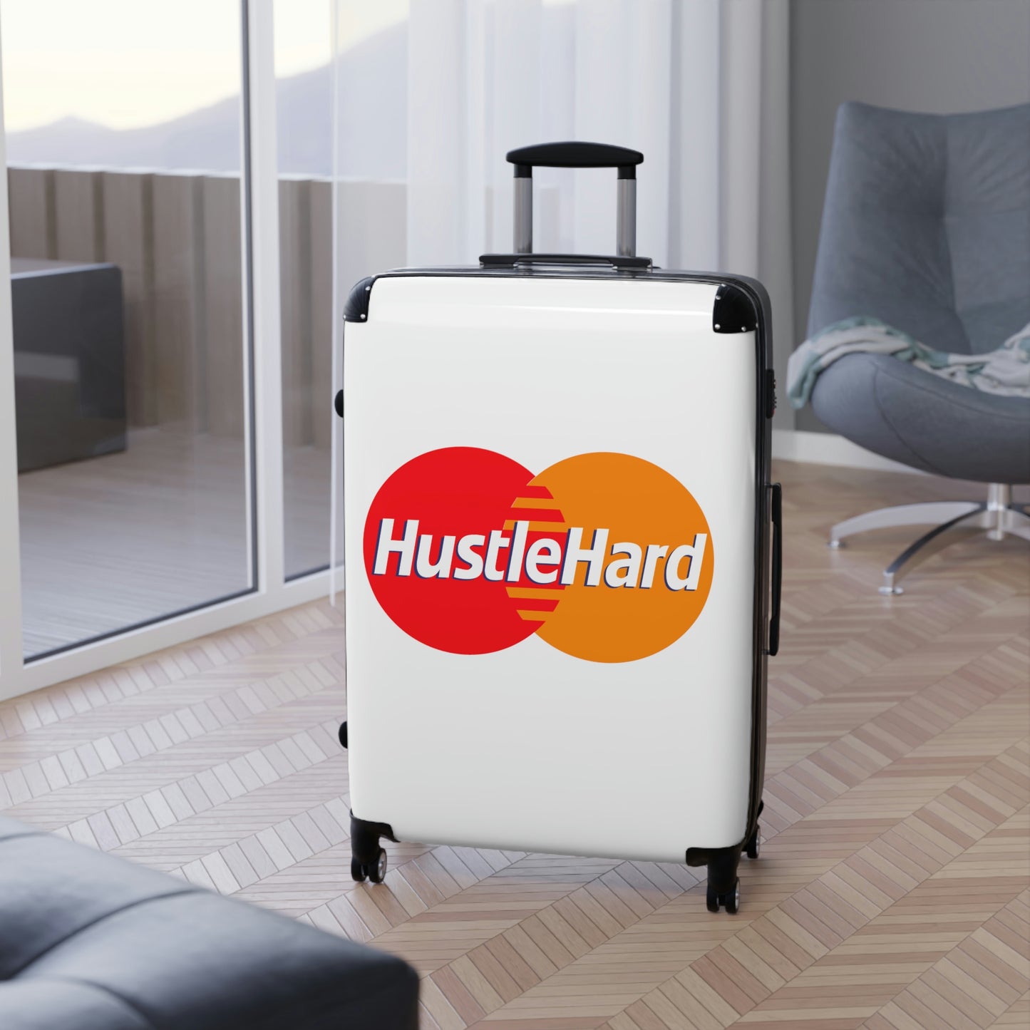 Hustle Hard -Suitcases