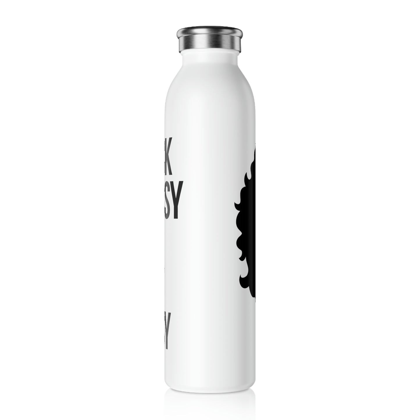 Black Sassy and Classy-Slim Water Bottle