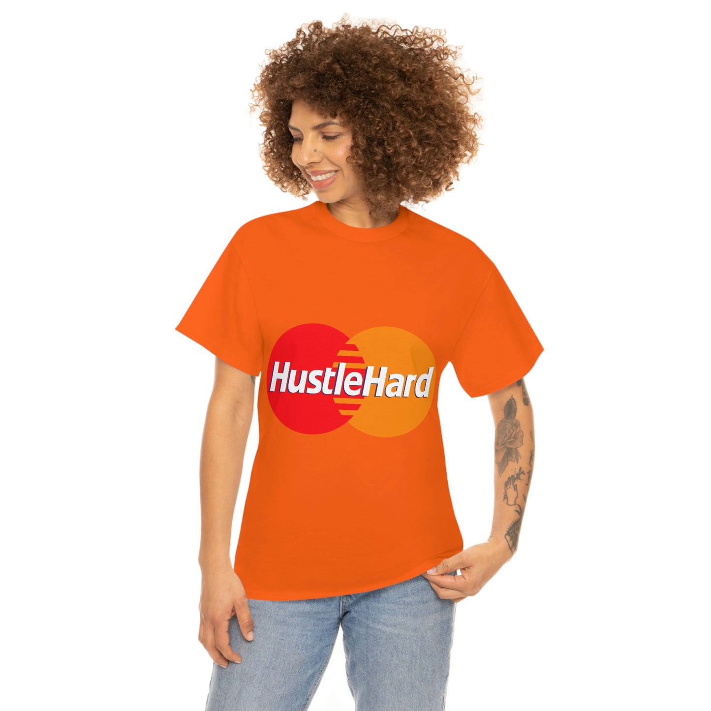 Hustle Hard -Unisex Heavy Cotton Tee