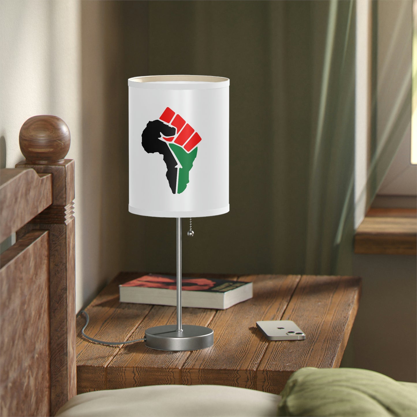 African Fist- Lamp on a Stand, US|CA plug