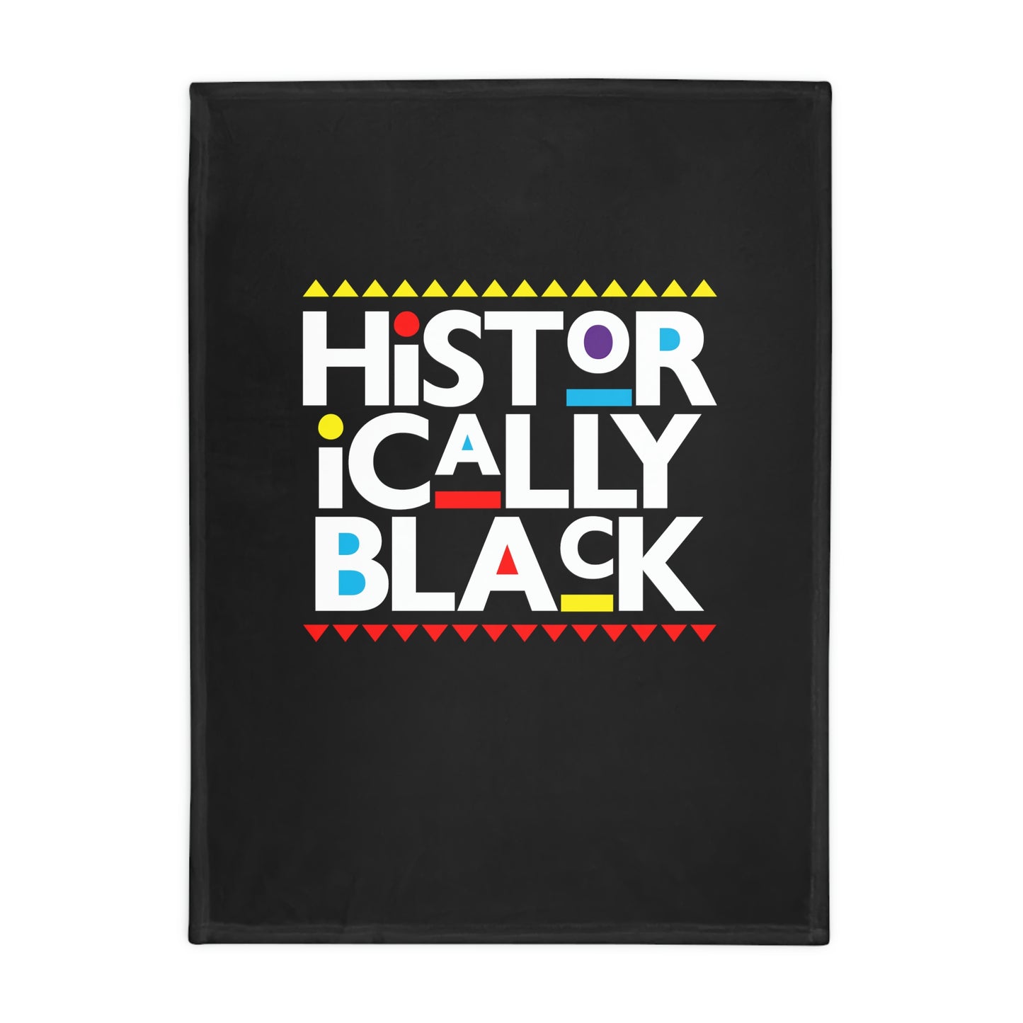 Historically Black-Plush Fleece Blanket