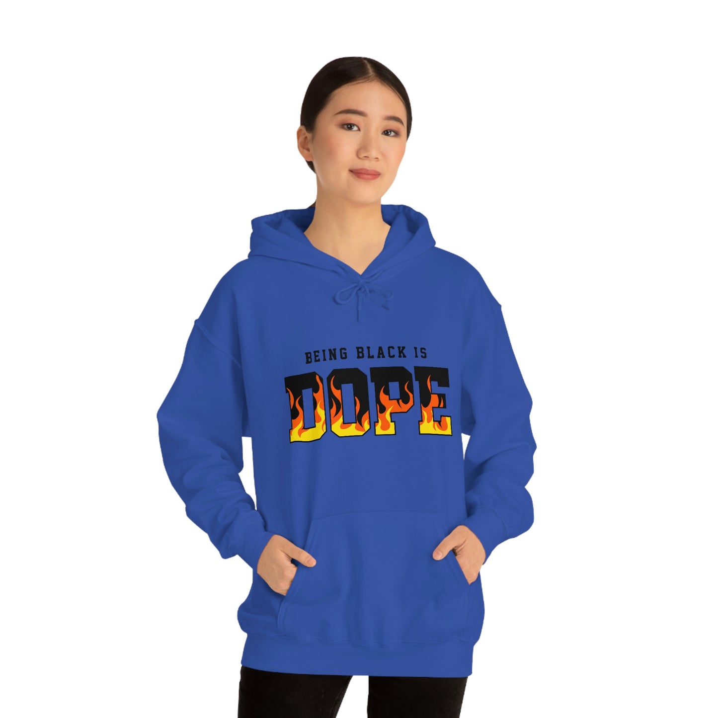 Being Black is Dope- Unisex Heavy Blend Hooded Sweatshirt