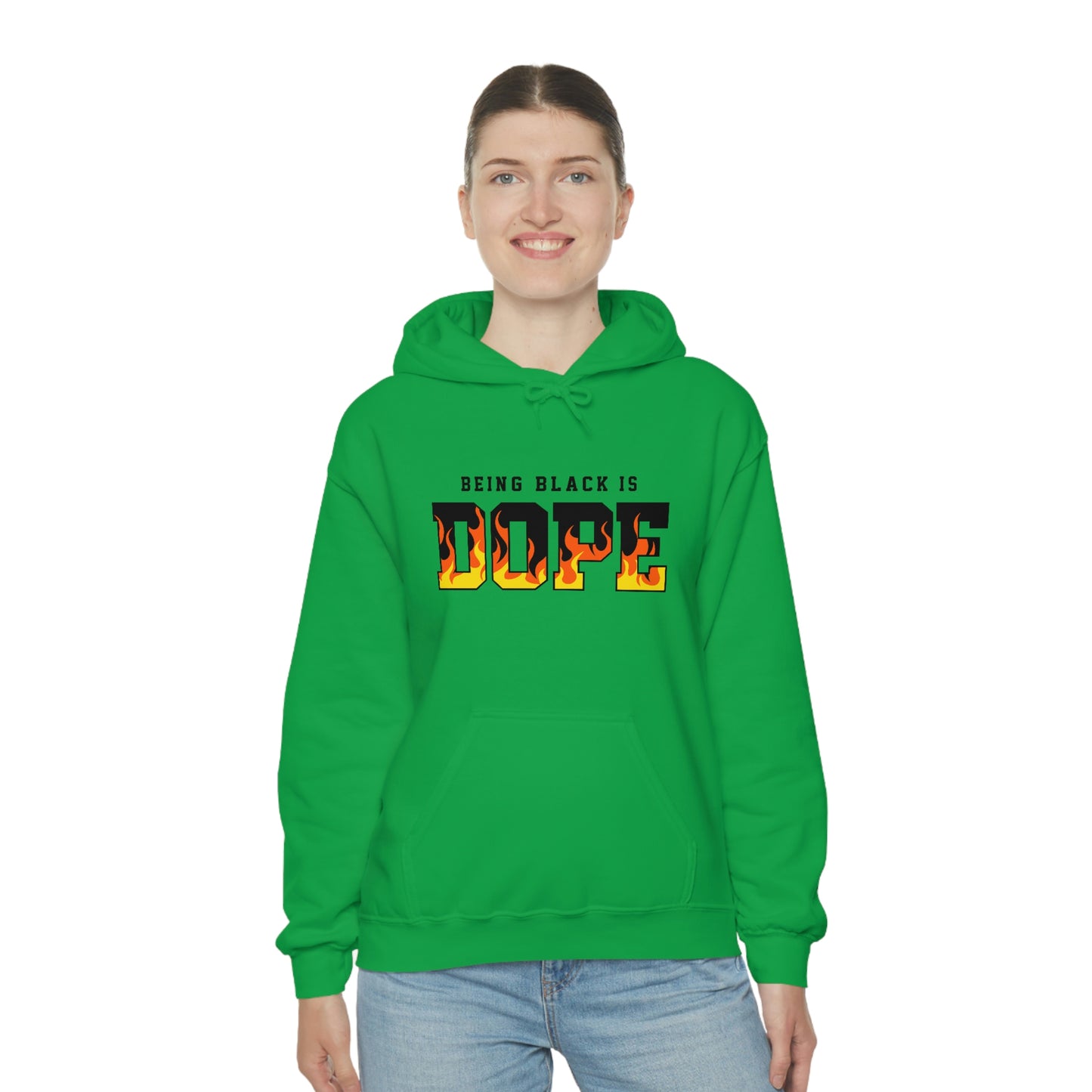 Being Black is Dope- Unisex Heavy Blend Hooded Sweatshirt