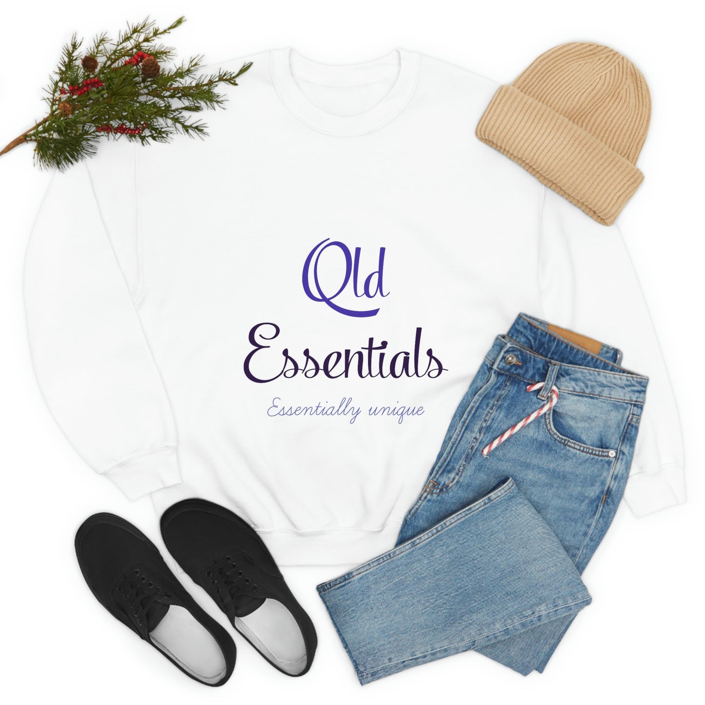 QLD -Unisex Heavy Blend Crewneck Sweatshirt