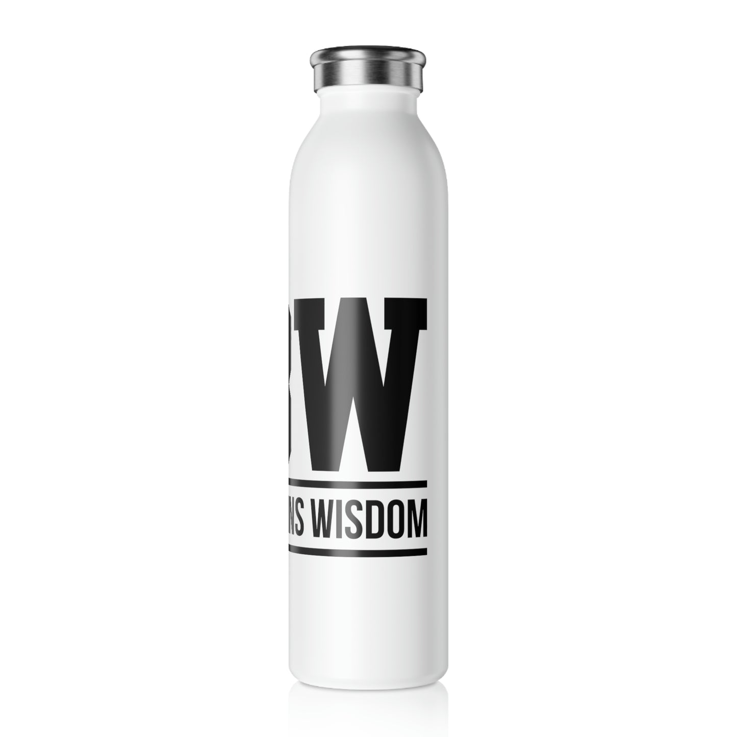 Beauty Brains Wisdom- BBW-Slim Water Bottle