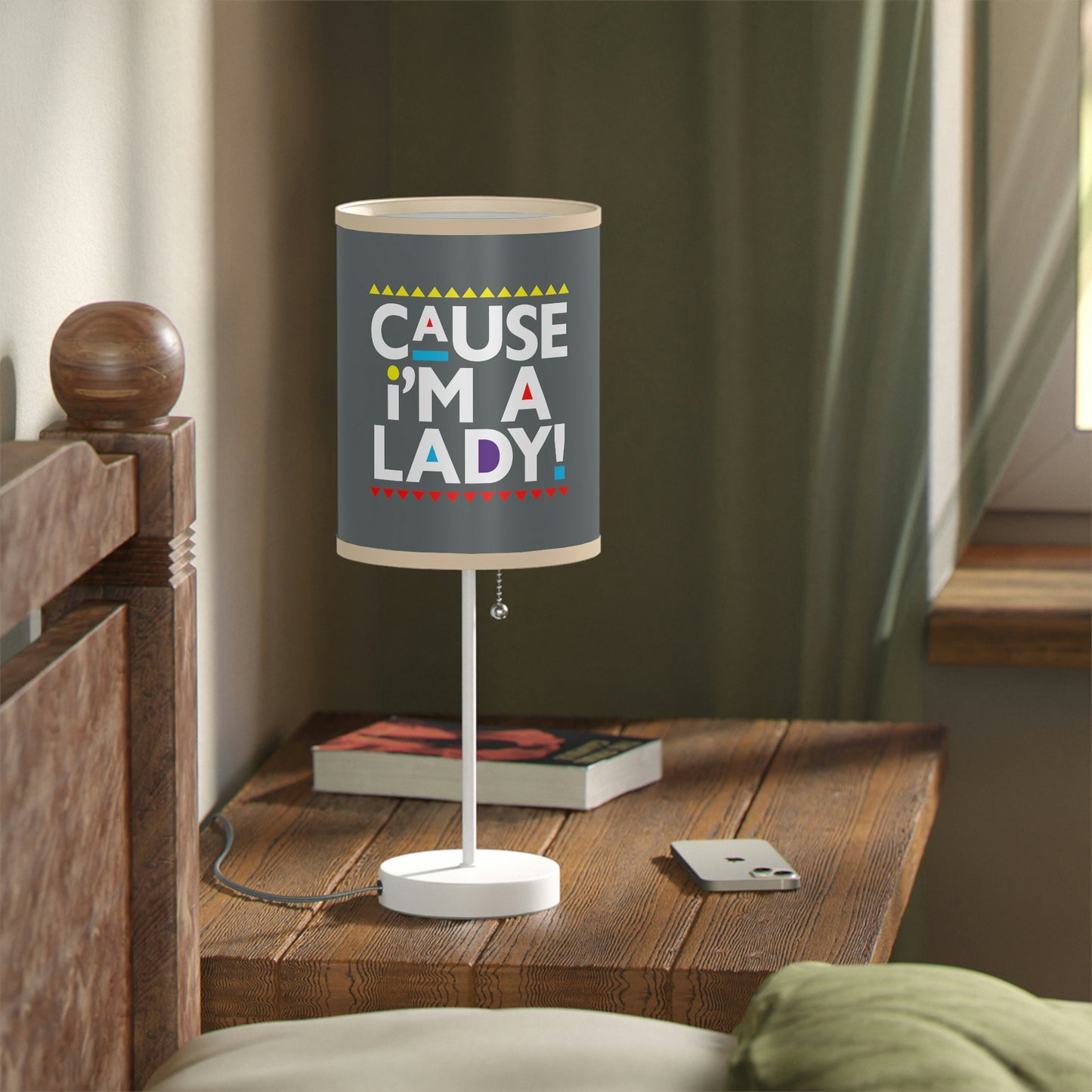 Cause I'm A Lady-Lamp on a Stand, US|CA plug