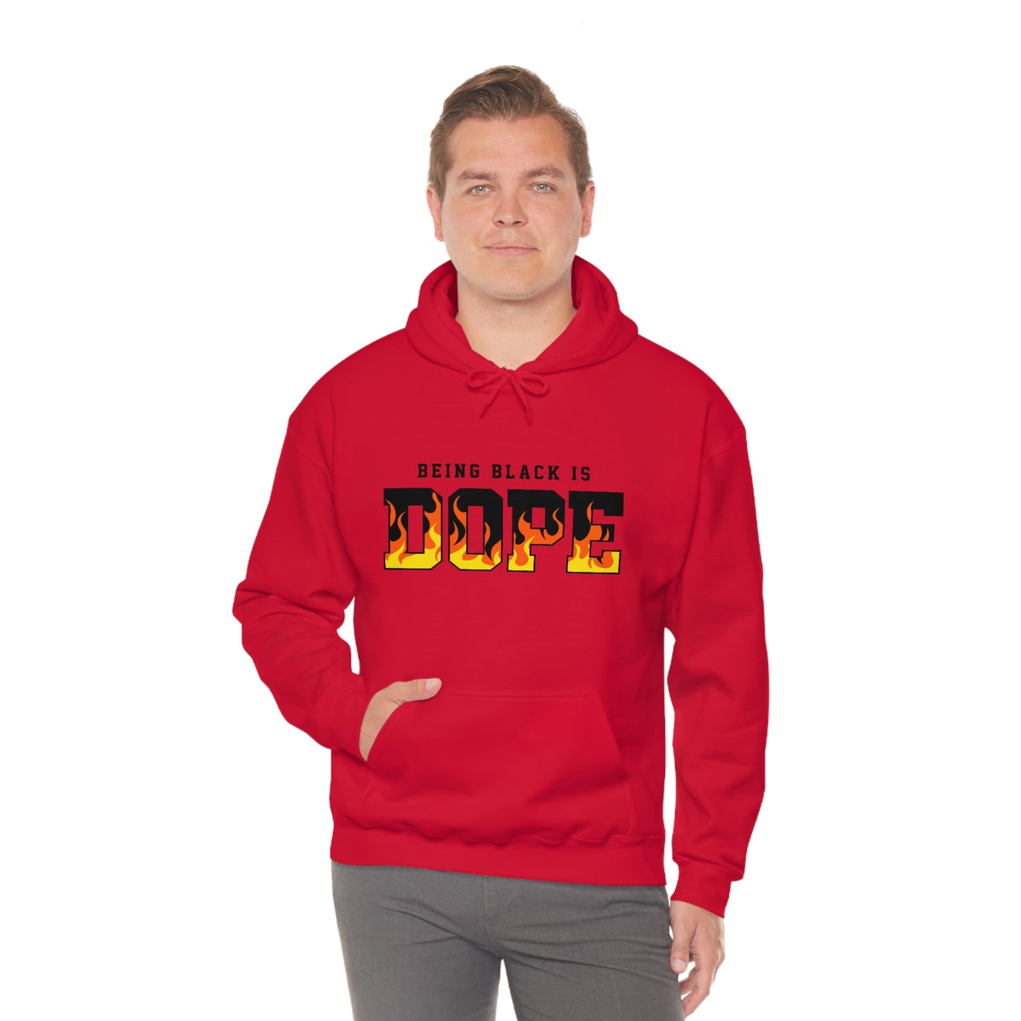 Being Black is Dope- Unisex Heavy Blend Hooded Sweatshirt