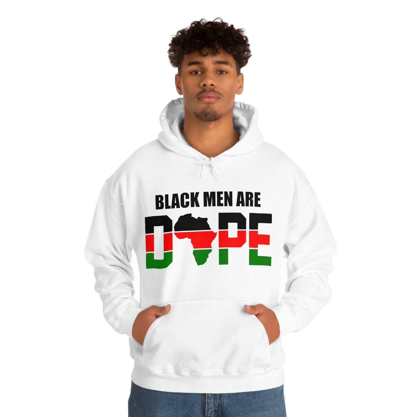 Black Men are Dope- Unisex Heavy Blend Hooded Sweatshirt