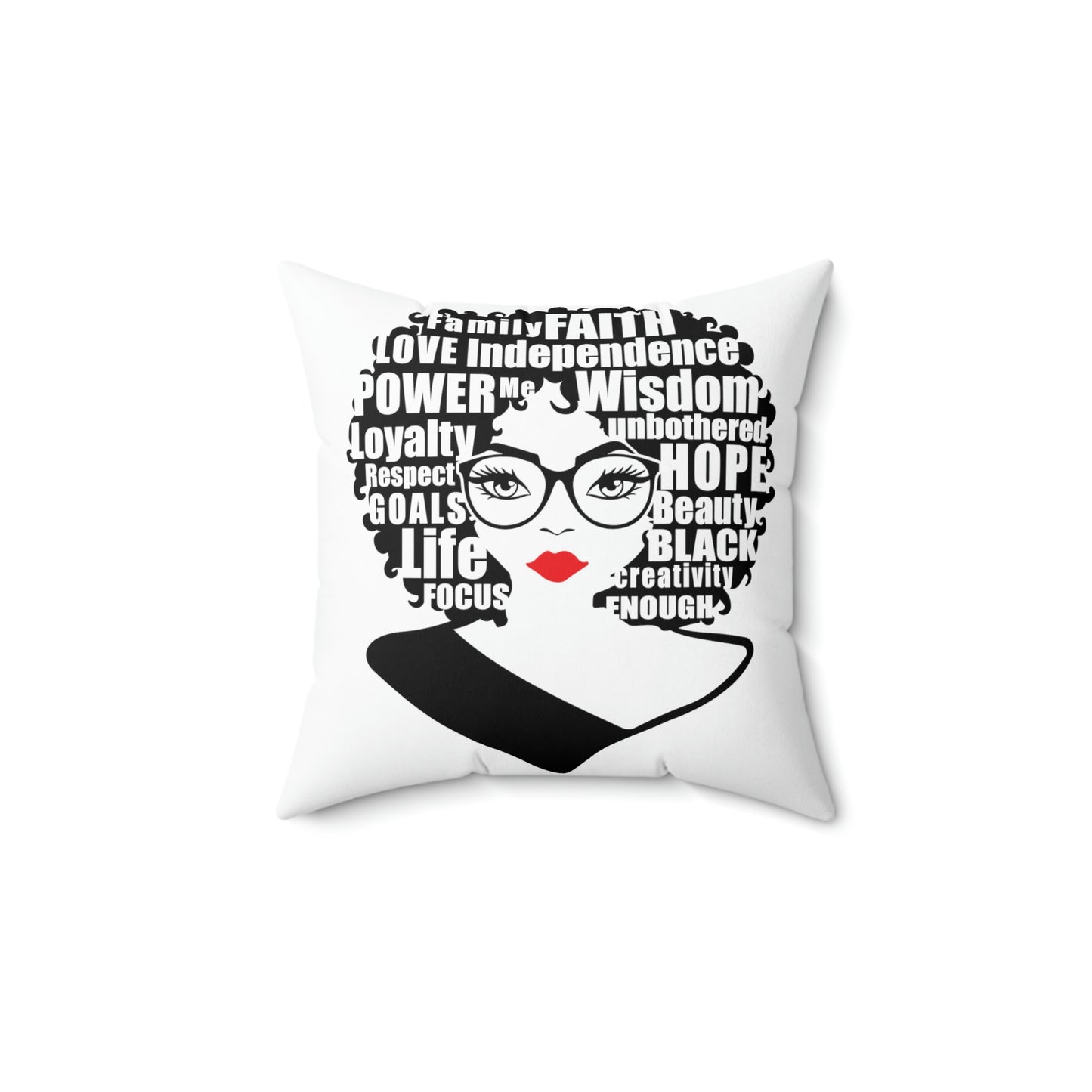 She is unique-Spun Polyester Square Pillow