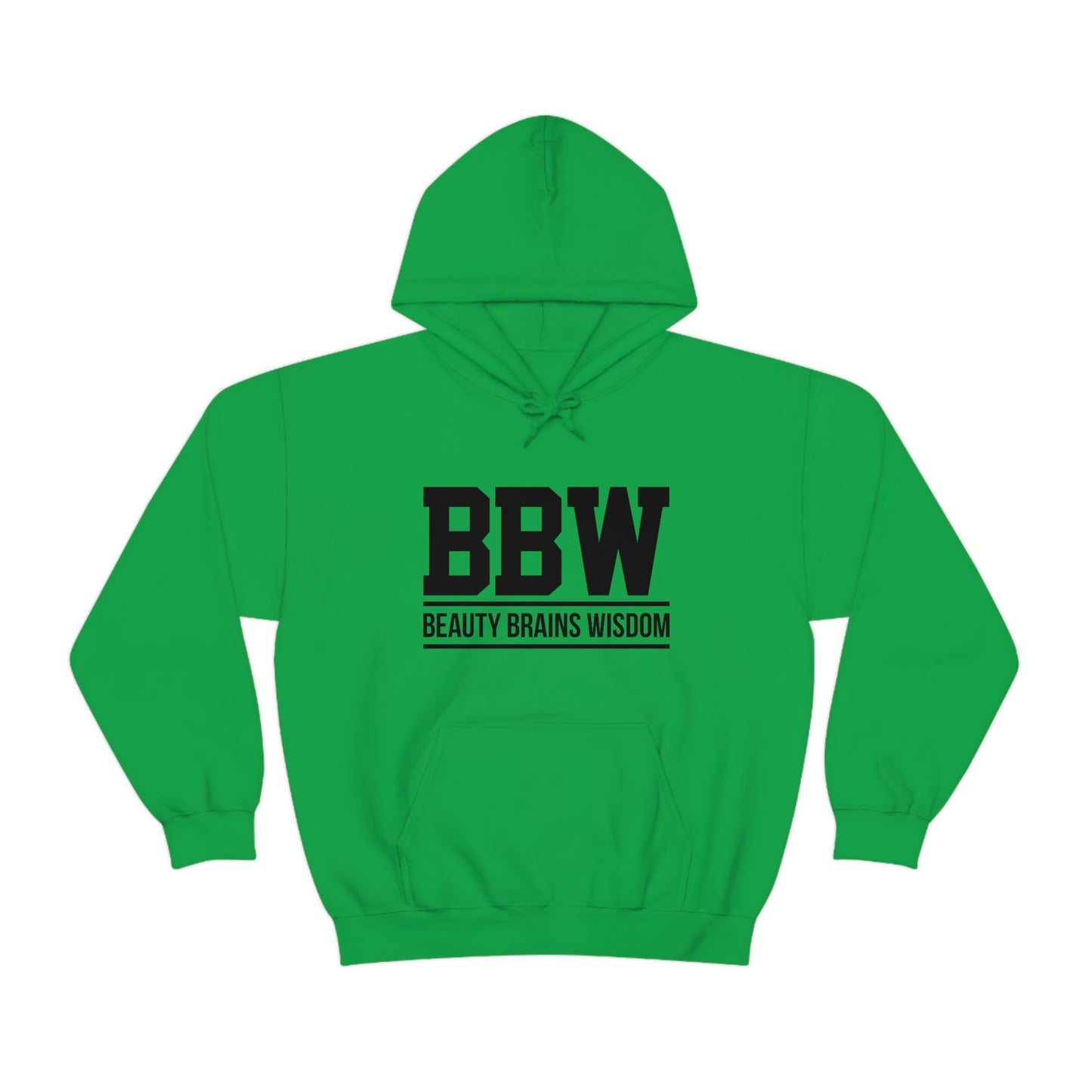 BBW- Brains Beauty Wisdom-Ladies -Heavy Blend Hooded Sweatshirt