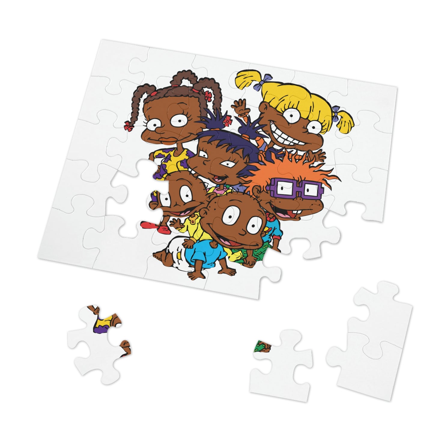 Afro-Ruggrats- Jigsaw Puzzle (30, 110, 252, 500,1000-Piece)