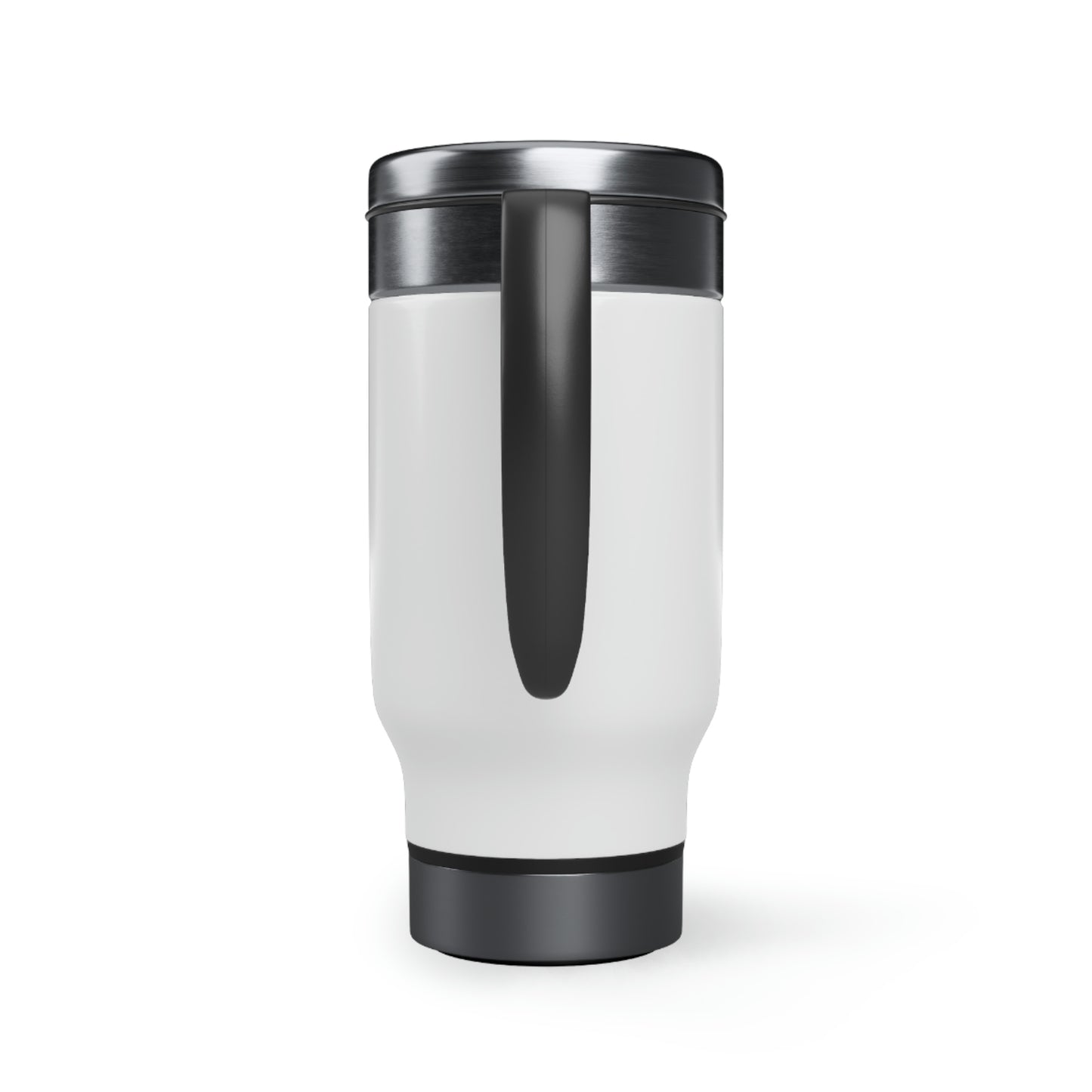 She is unique - Stainless Steel Travel Mug with Handle, 14oz